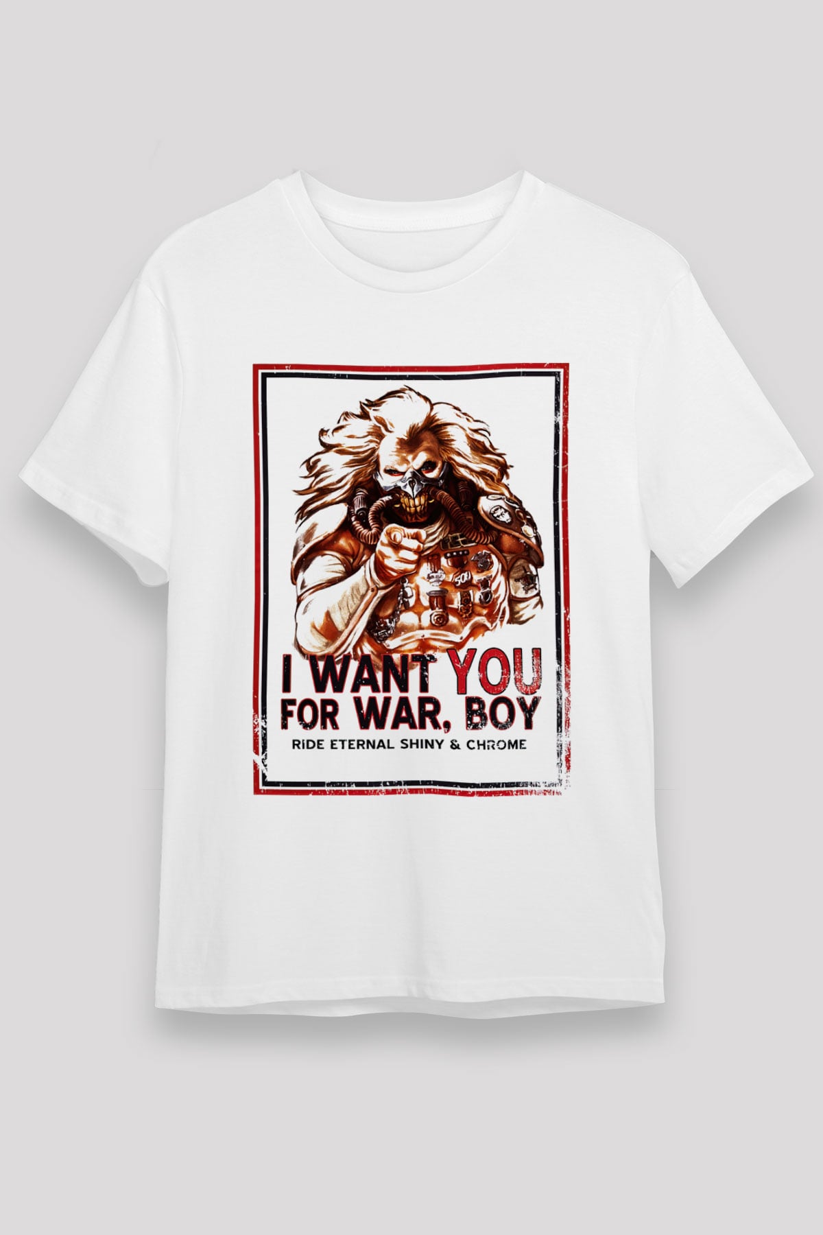 Mad Max Beyaz Unisex Tişört T-Shirt