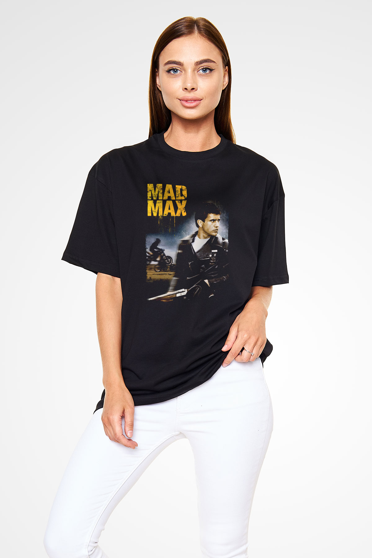Mad Max Siyah Oversize Tişört Oversize T-shirt