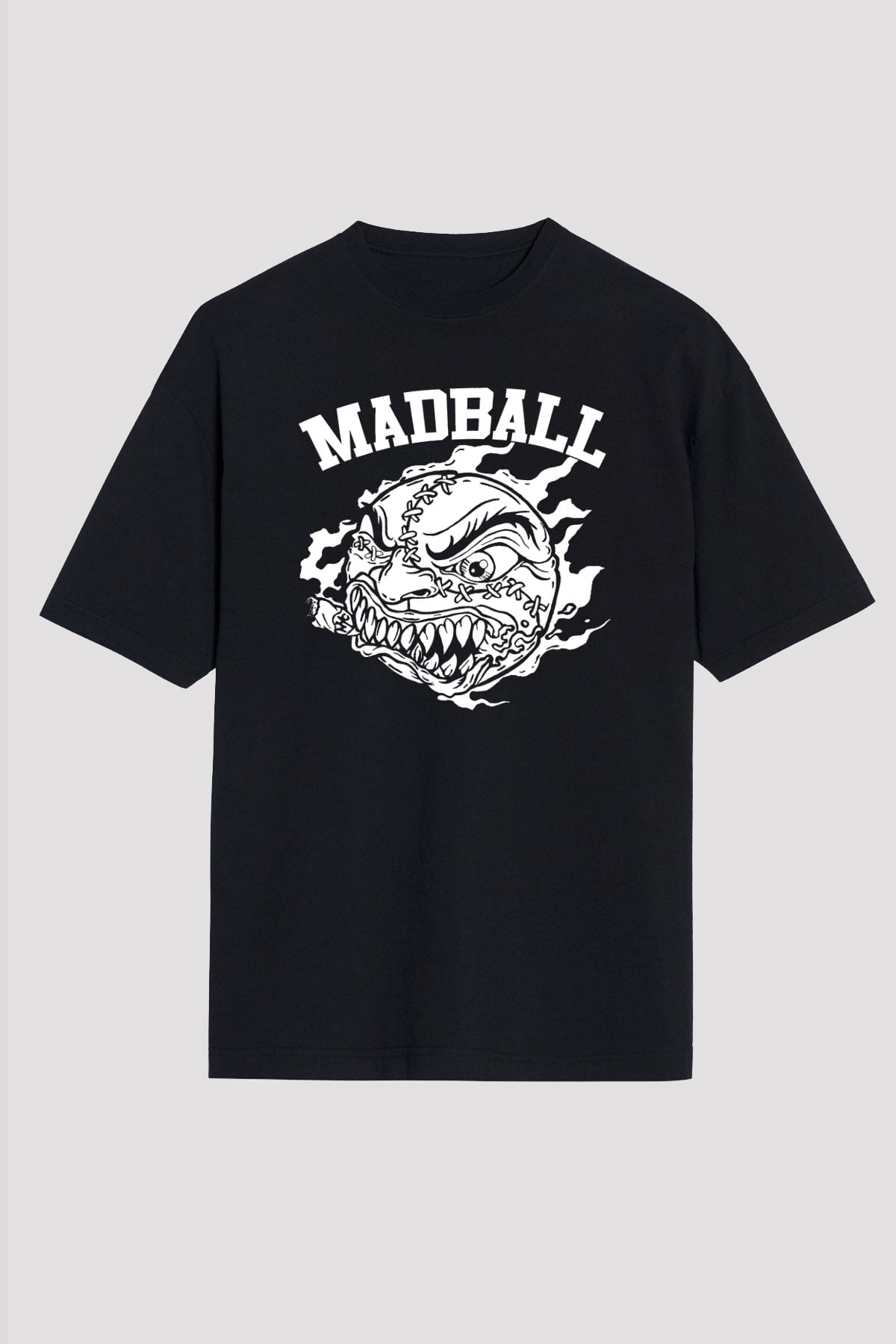 Madball Siyah Unisex Oversize Tişört T-Shirt