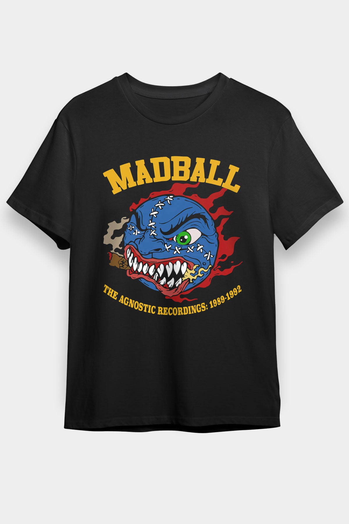 Madball Siyah Unisex Tişört T-Shirt - TişörtFabrikası
