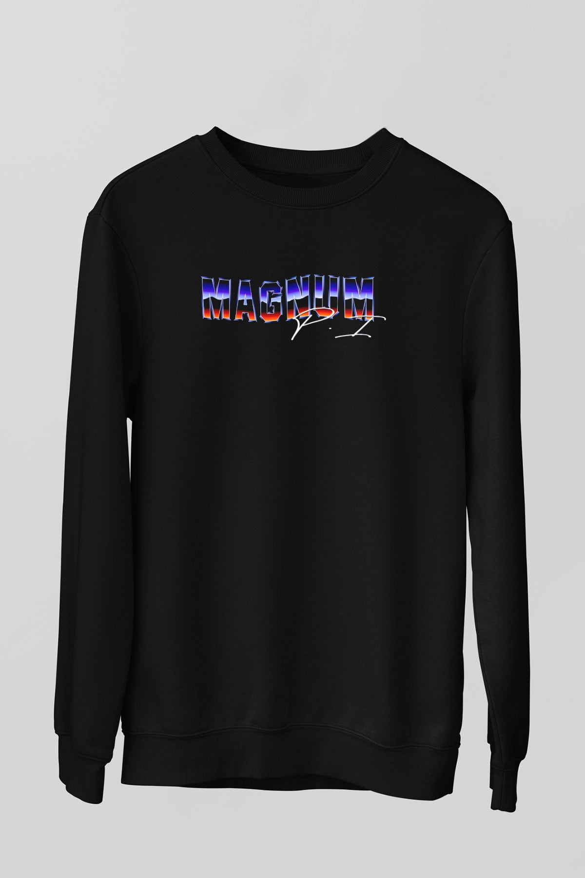 Magnum P.I. Siyah Unisex Sweatshirt
