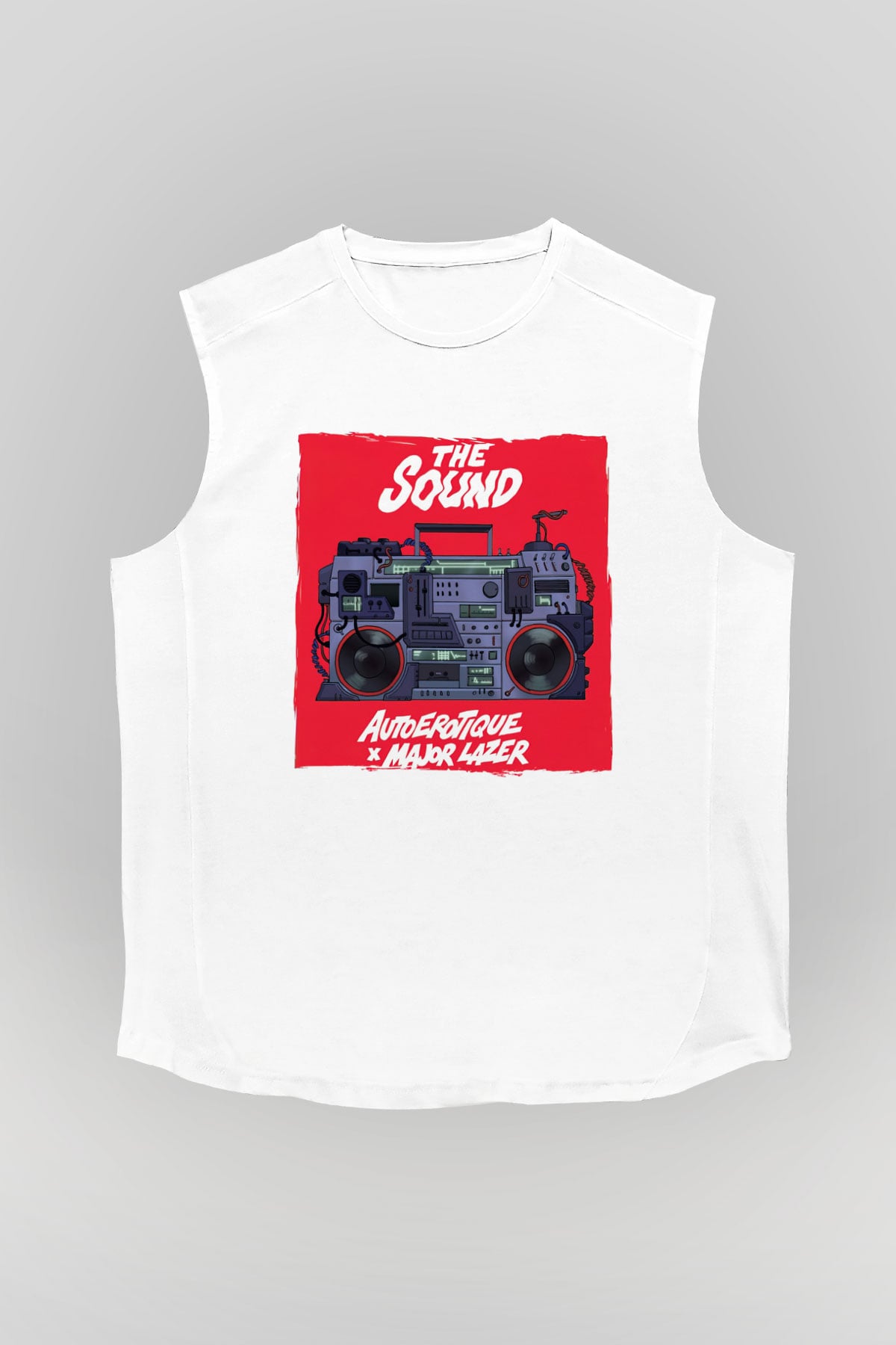 Major Lazer Beyaz Unisex Kolsuz Tişört