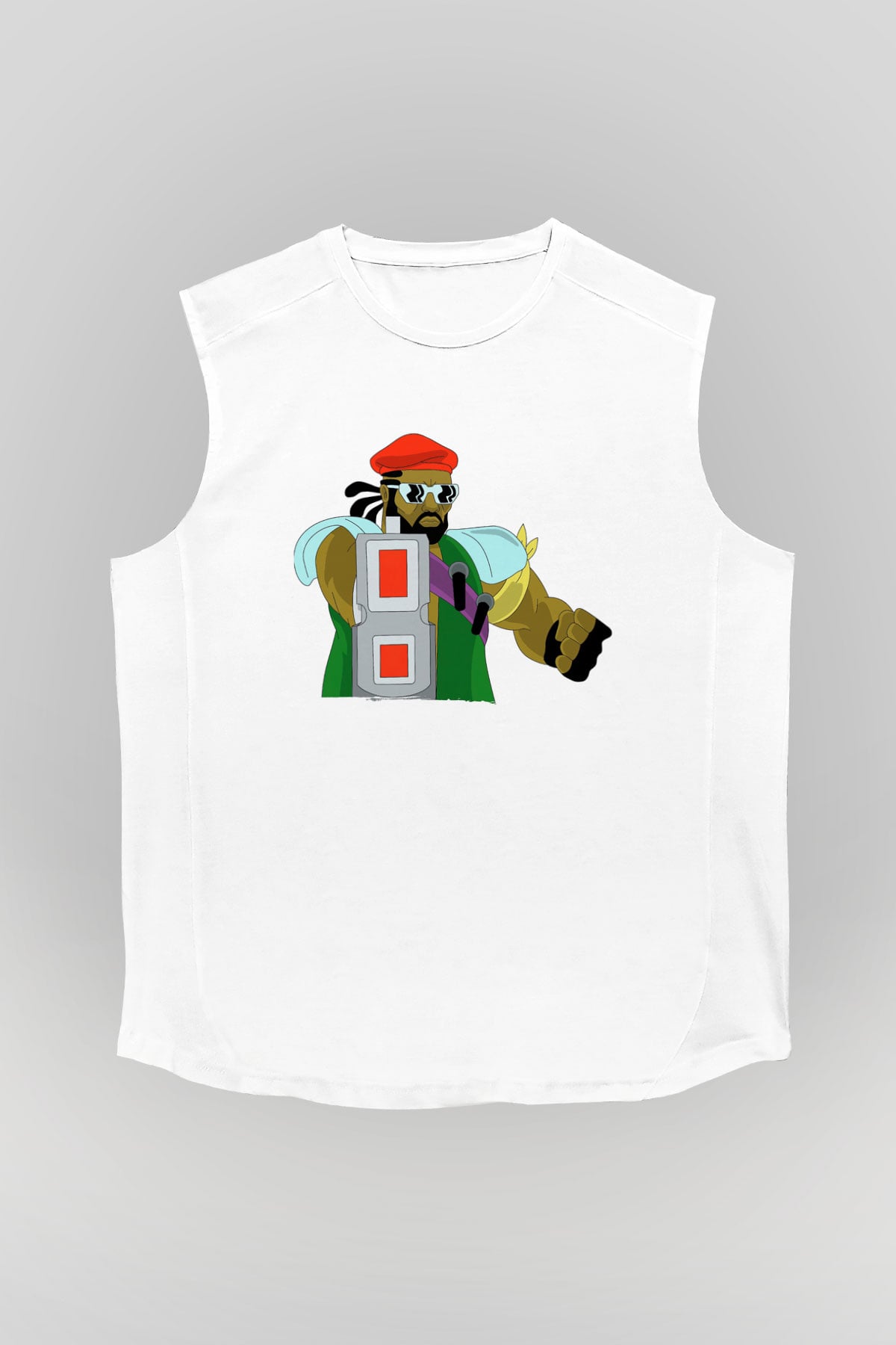Major Lazer Beyaz Unisex Kolsuz Tişört