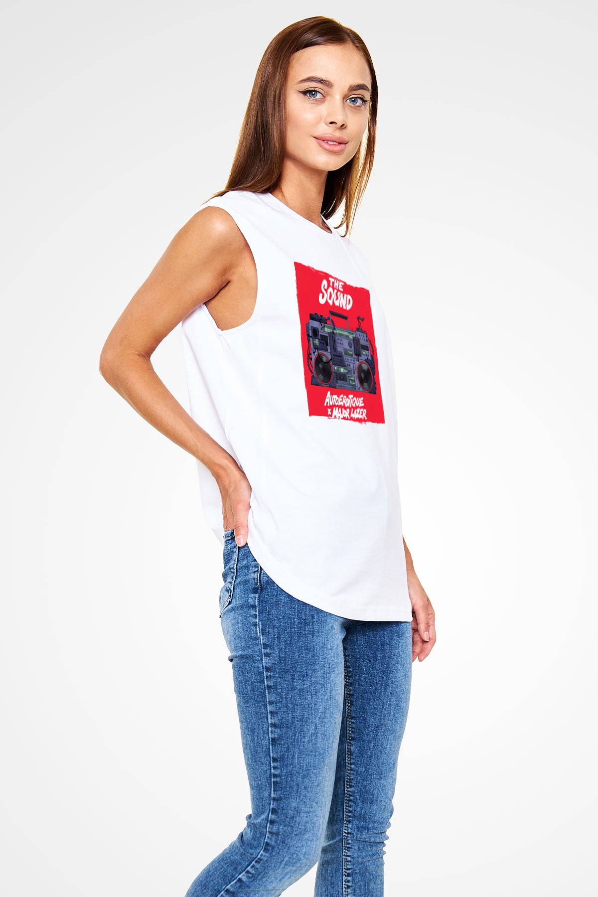 Major Lazer Beyaz Unisex Kolsuz Tişört