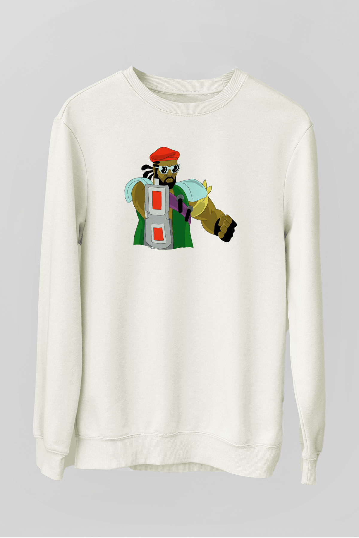 Major Lazer Beyaz Unisex Sweatshirt