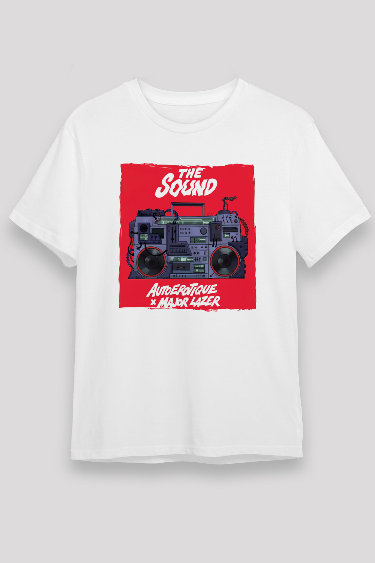 Major Lazer Beyaz Unisex Tişört T-Shirt - TişörtFabrikası