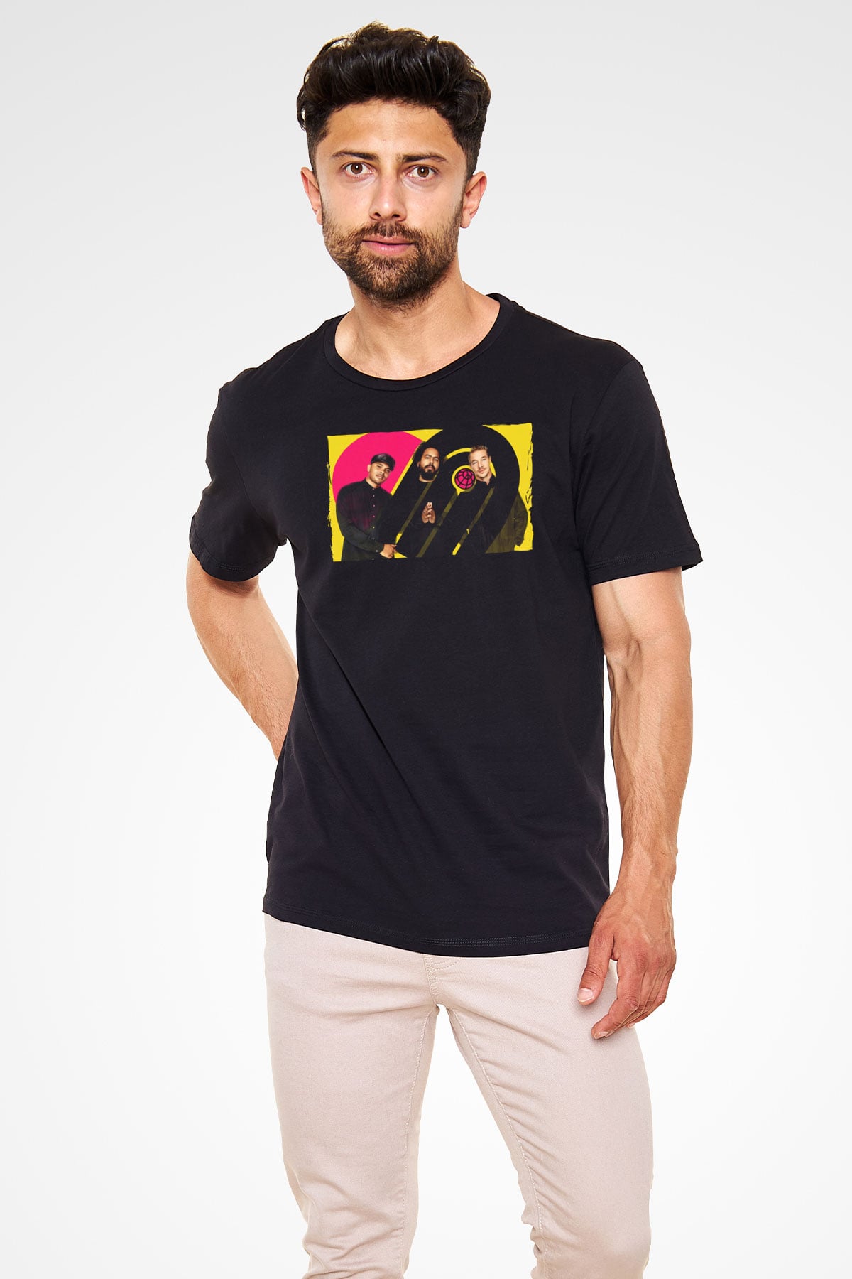 Major Lazer Siyah Unisex Tişört T-Shirt - TişörtFabrikası
