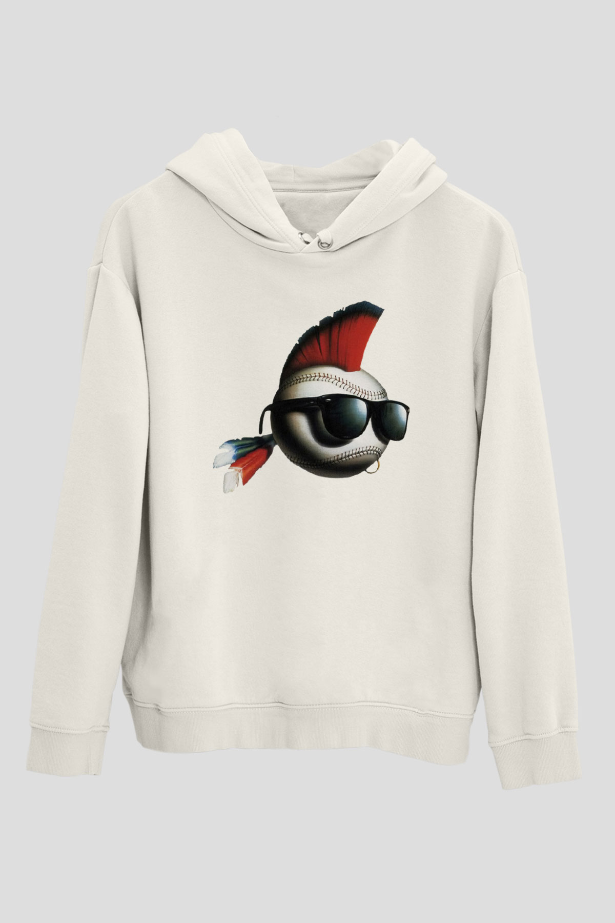 Major League Beyaz Unisex Hoodie