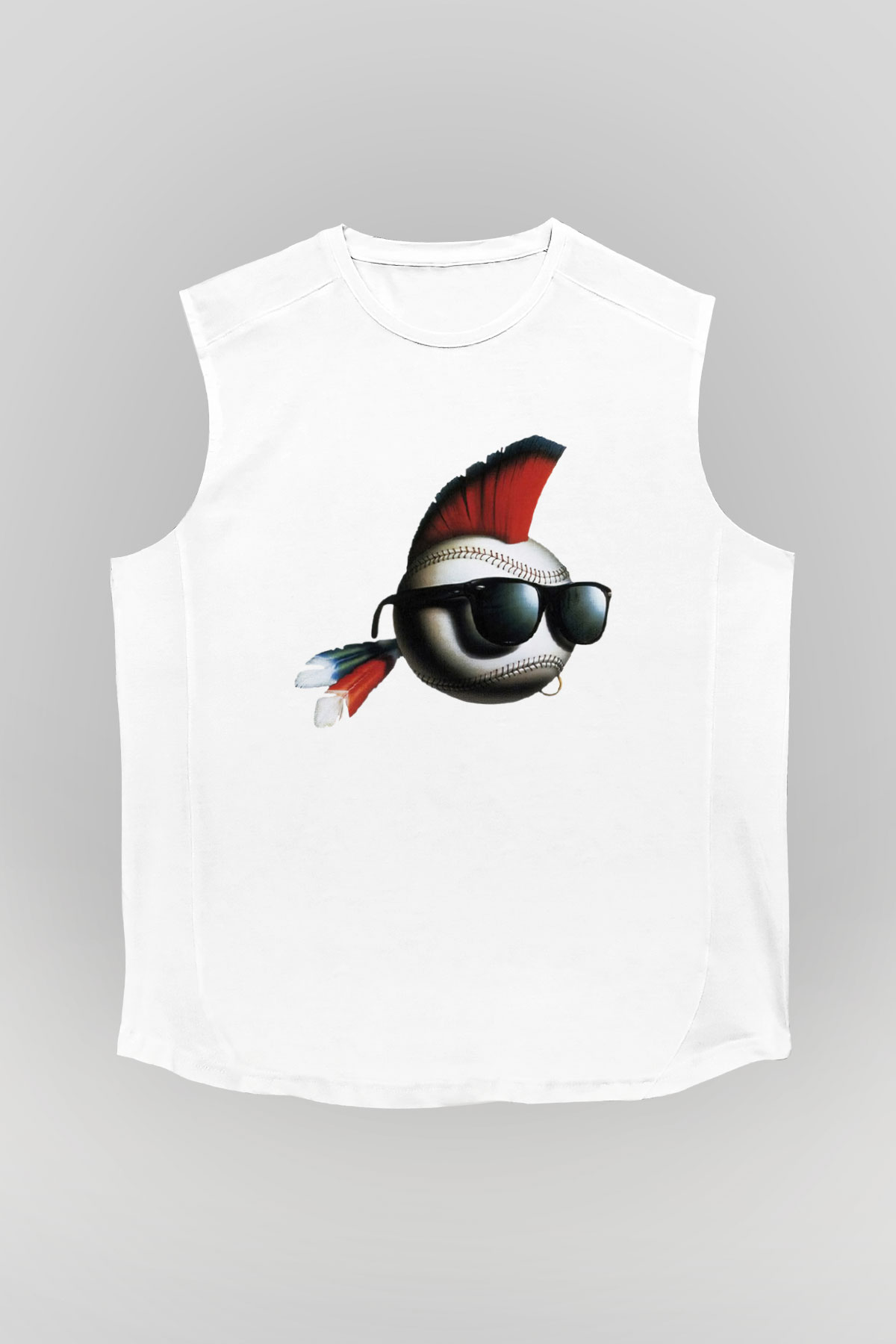 Major League Beyaz Unisex  Kolsuz Tişört