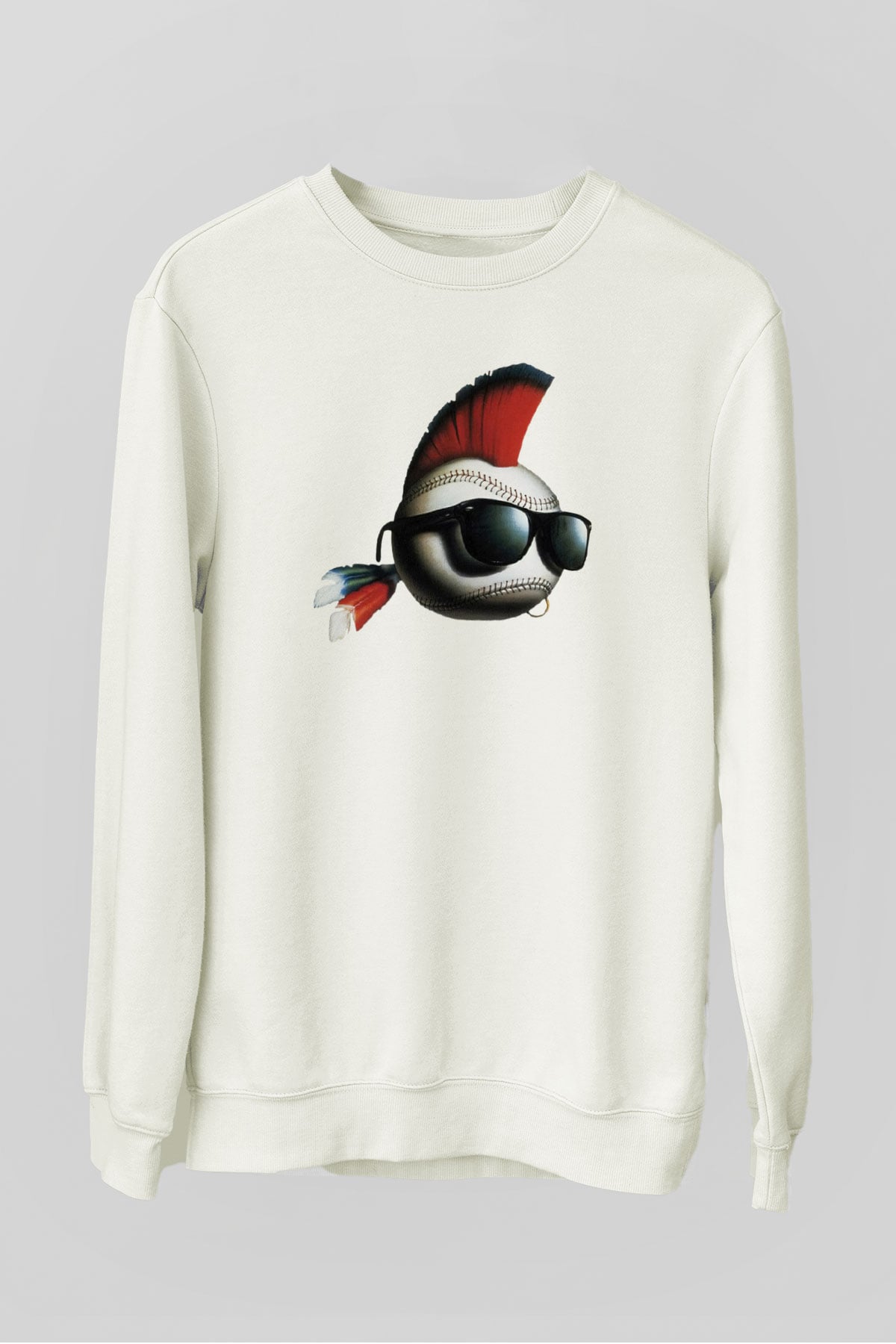 Major League Beyaz Unisex  Sweatshirt