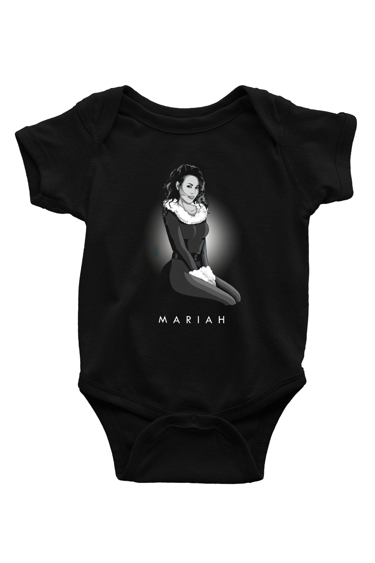 Mariah Carey Siyah Bebek Body - Zıbın