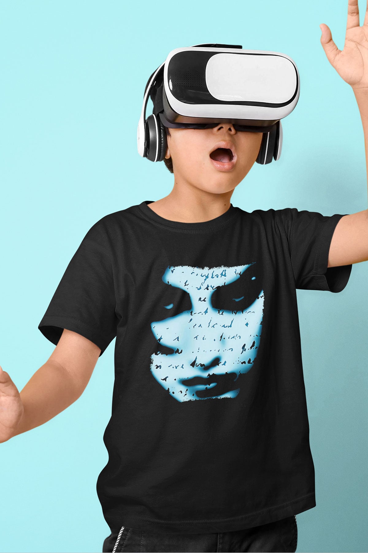 Marillion Baskılı Unisex Siyah Çocuk Tişört - Tshirt