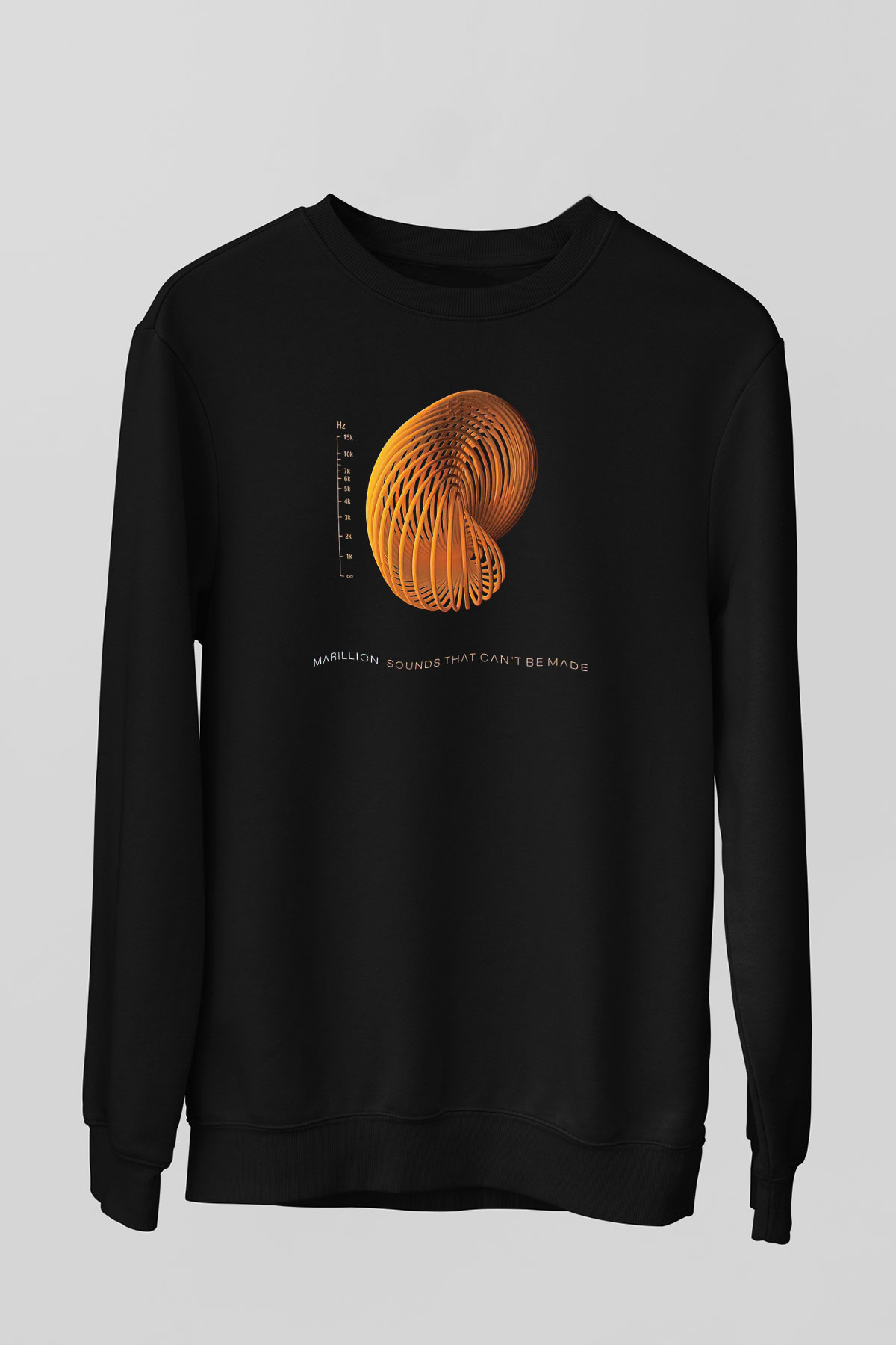 Marillion Baskılı Unisex Siyah Sweatshirt