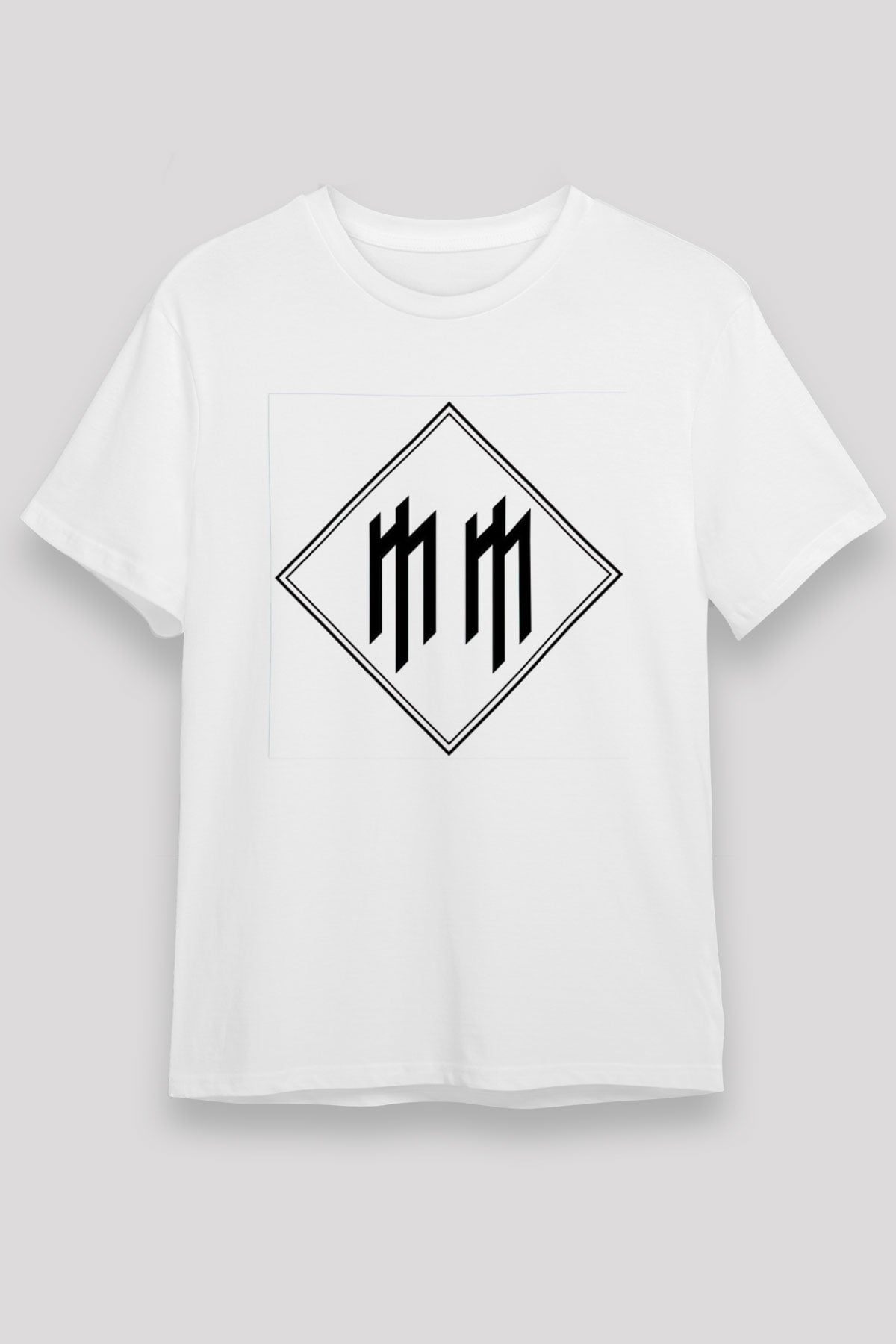 Marilyn Manson Beyaz Unisex Tişört T-Shirt - TişörtFabrikası