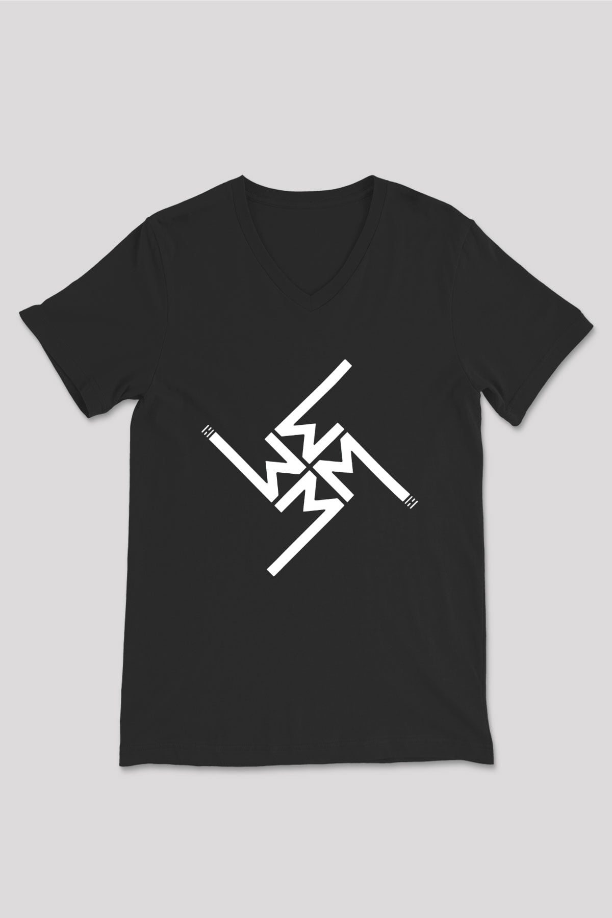 Marilyn Manson Siyah Unisex V Yaka Tişört T-Shirt