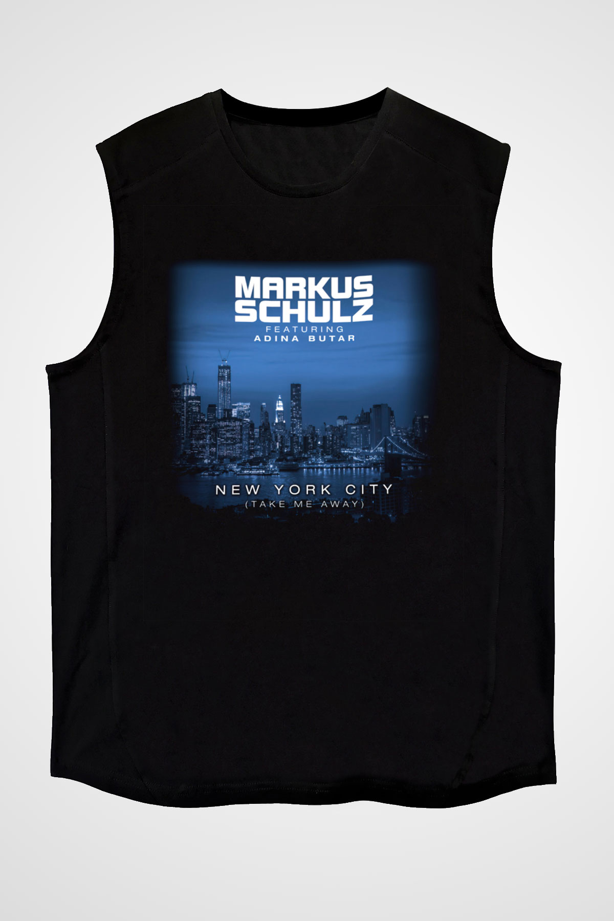Markus Schulz Siyah Unisex Kolsuz Tişört