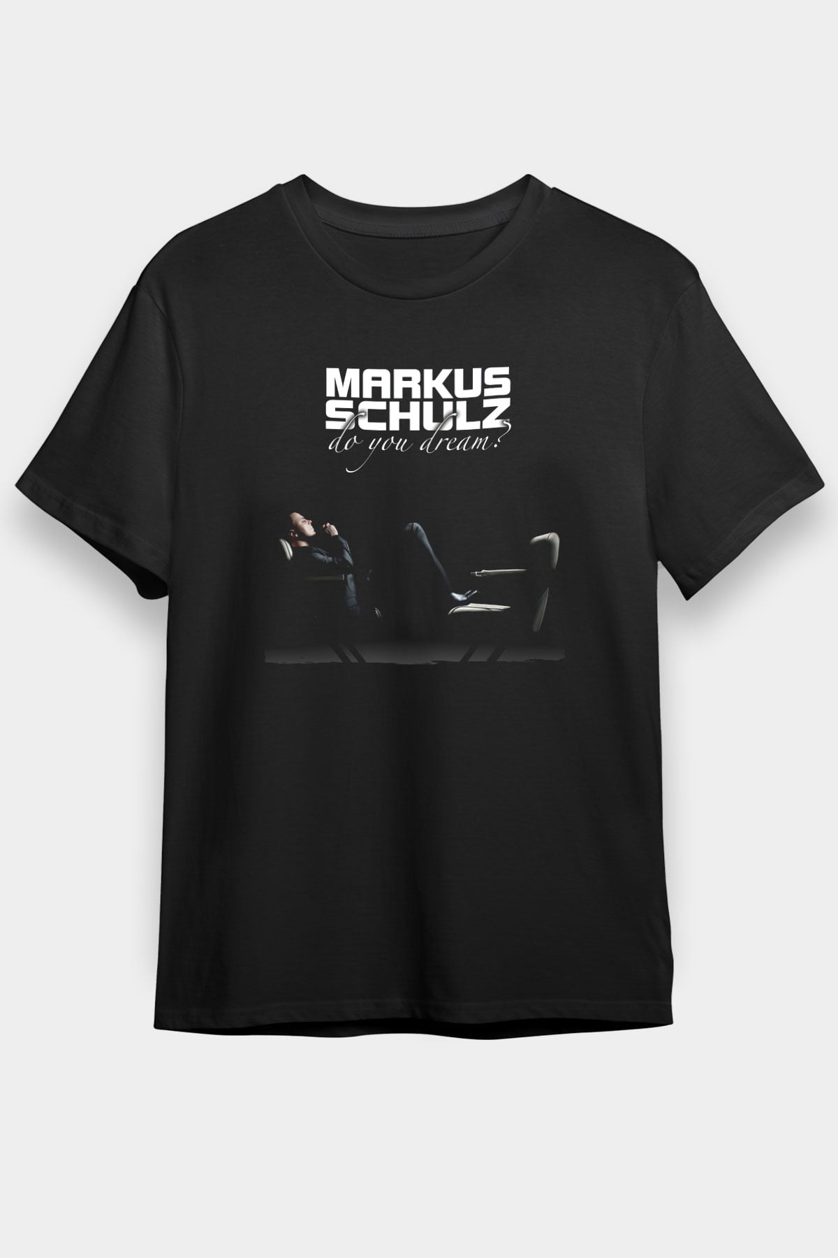 Markus Schulz Siyah Unisex Tişört T-Shirt - TişörtFabrikası