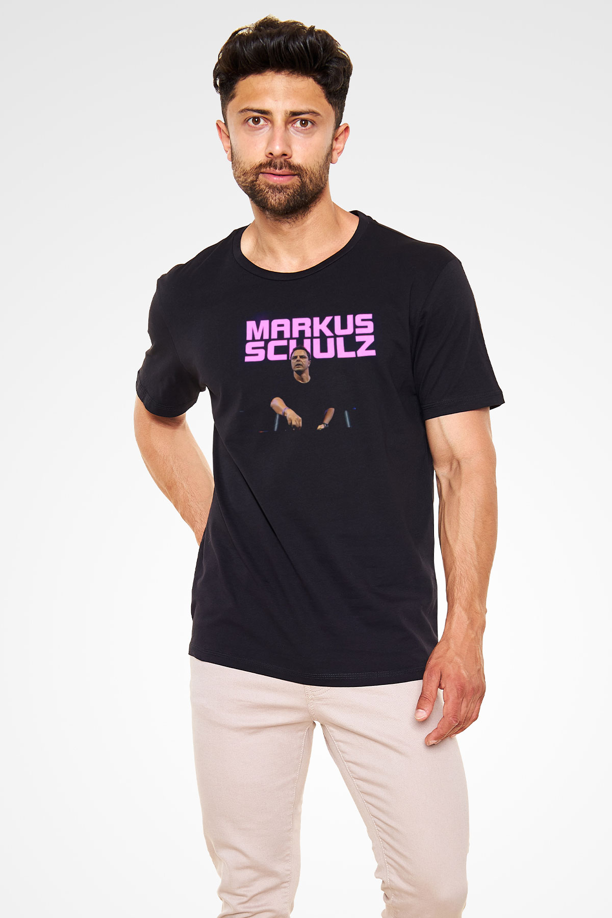 Markus Schulz Siyah Unisex Tişört T-Shirt - TişörtFabrikası