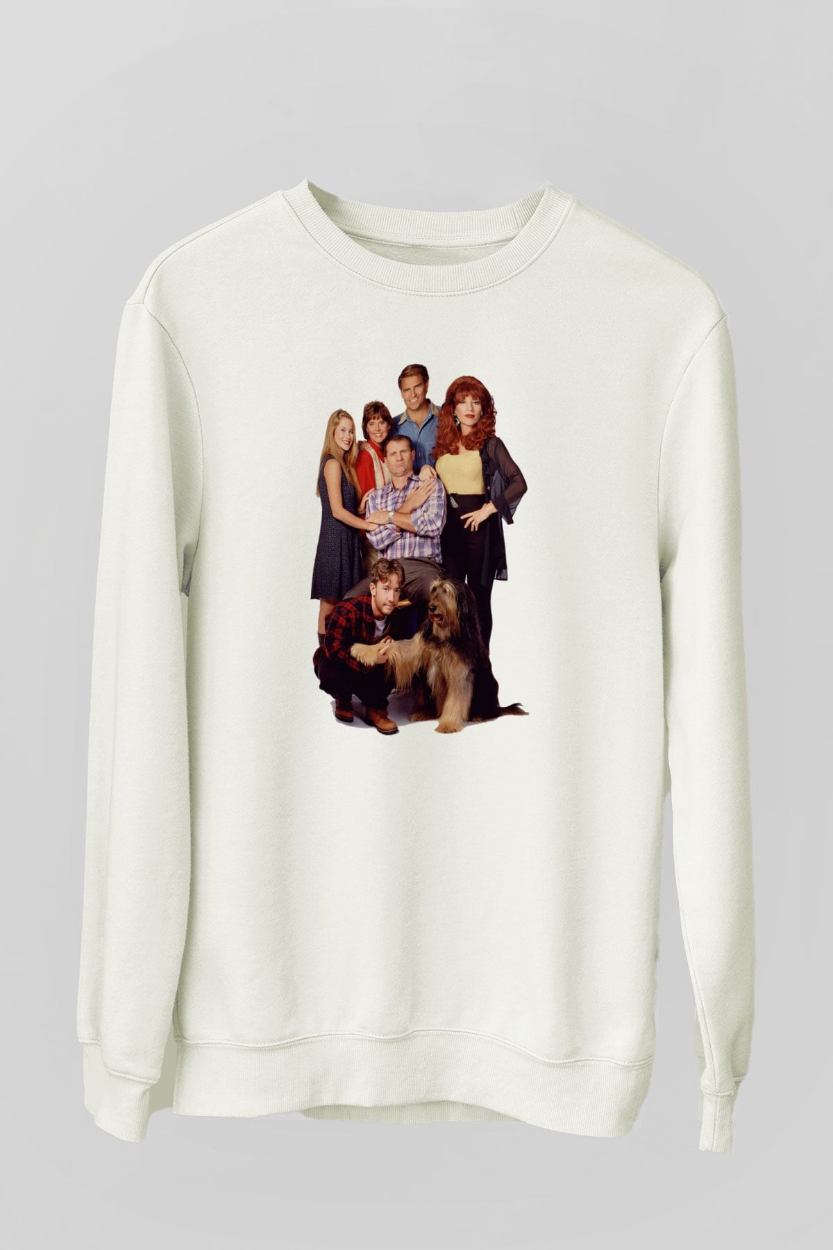Married with Children Beyaz Unisex Sweatshirt