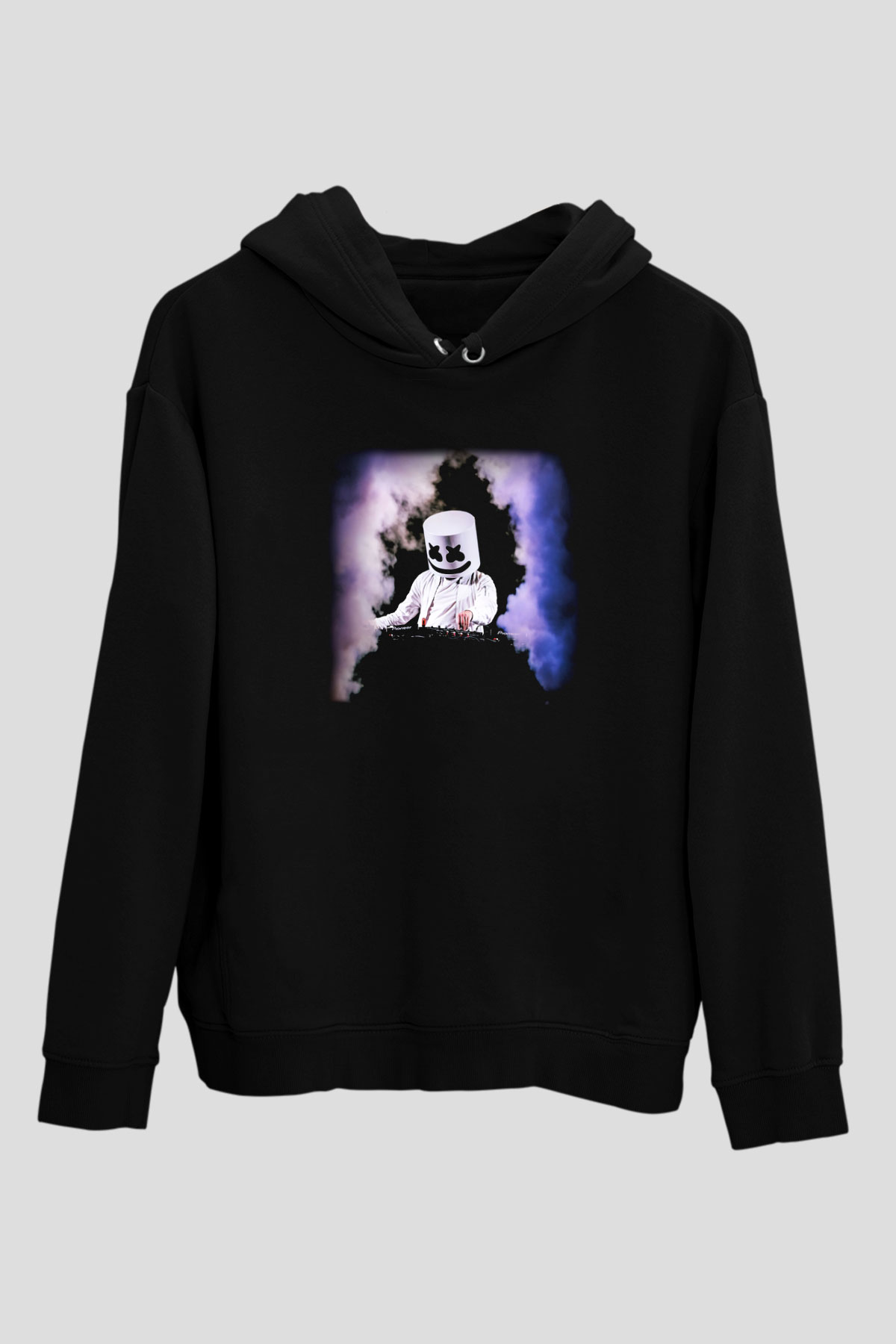 Marshmello Siyah Unisex Hoodie