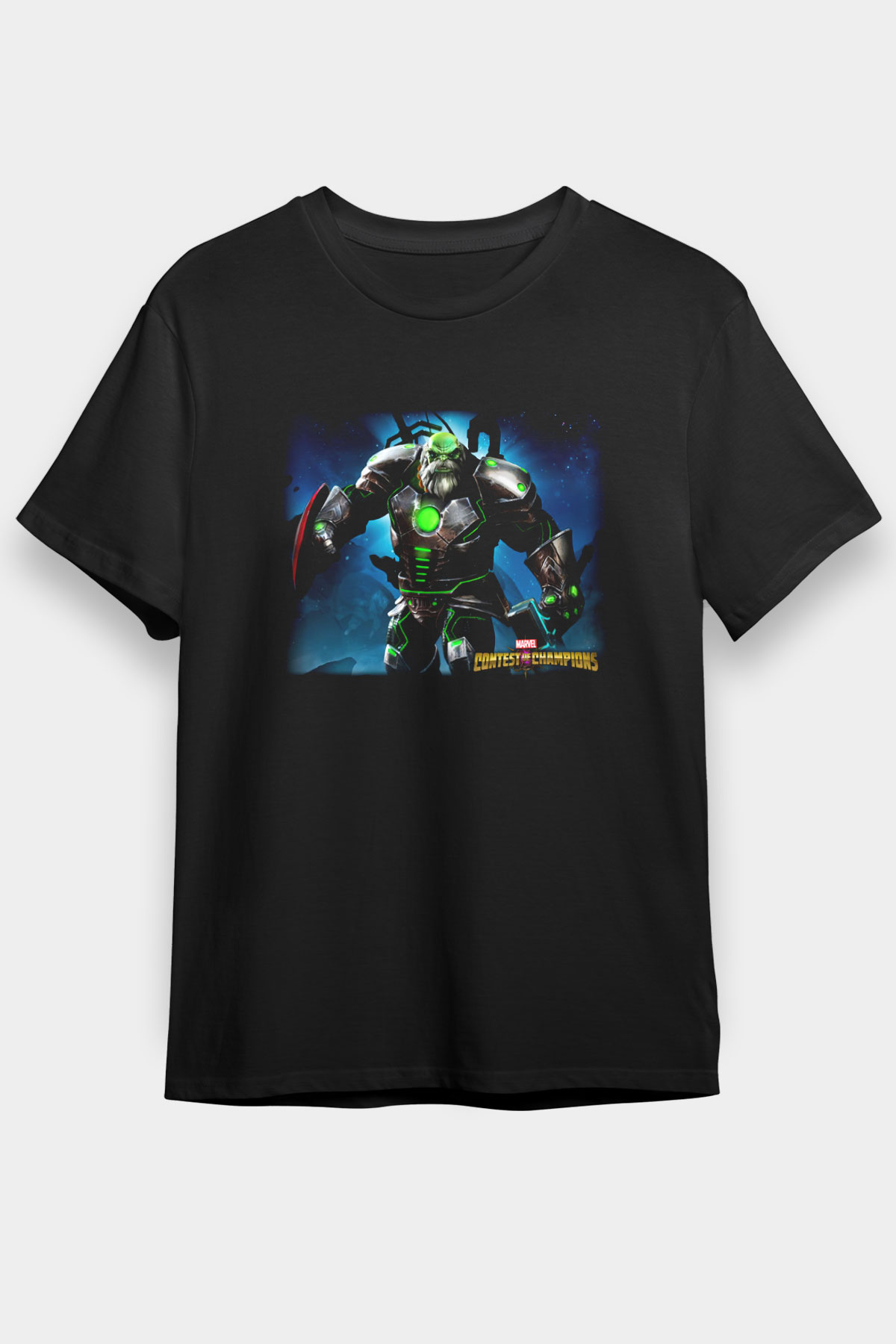 Marvel Contest of Champions Siyah Unisex Tişört T-Shirt