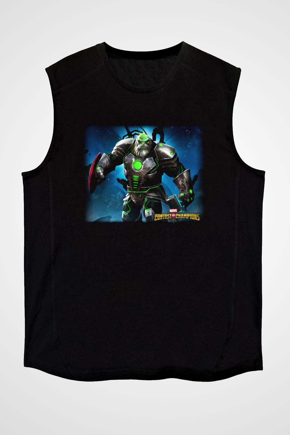 Marvel Contest of Champions Siyah Unisex Kolsuz Tişört