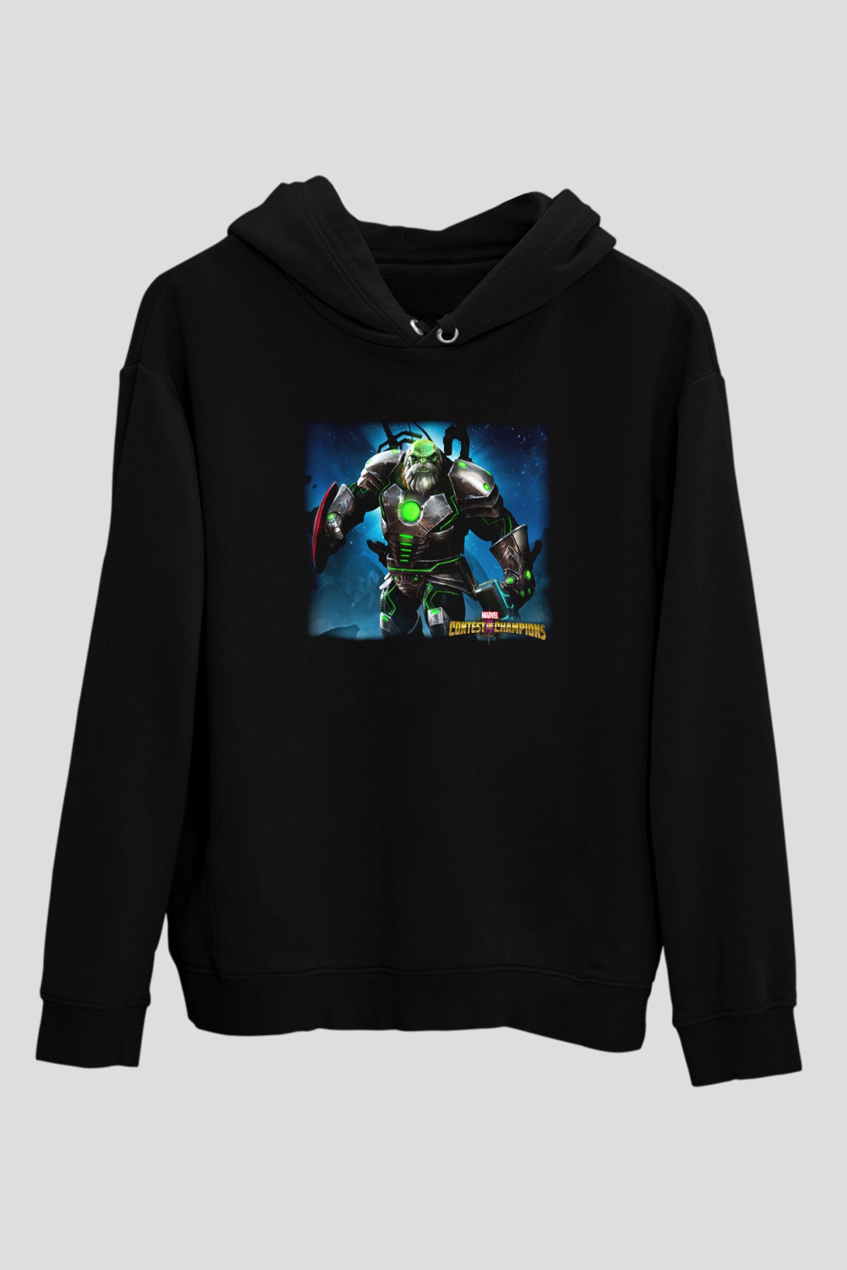 Marvel Contest of Champions Siyah Unisex Hoodie