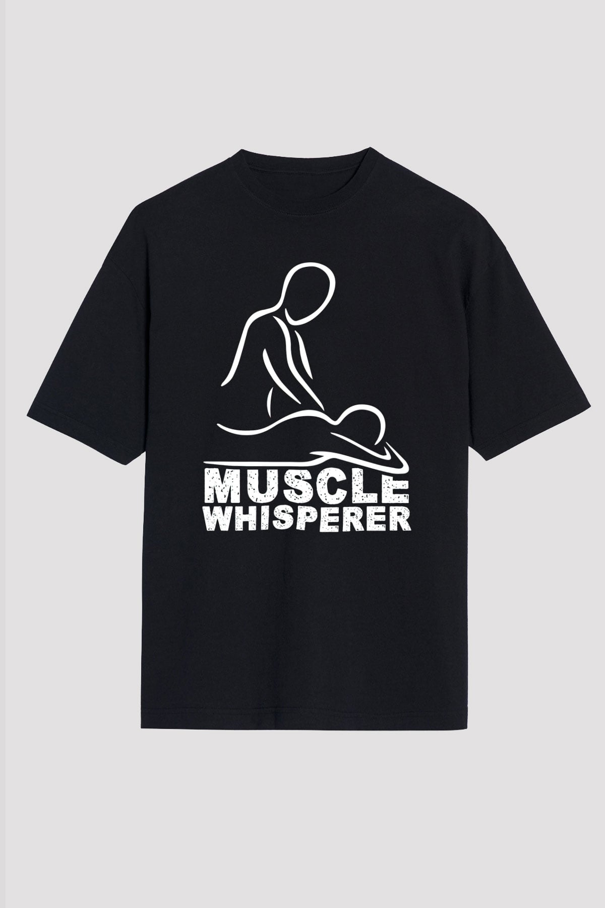 Masör Siyah Oversize Tişört Oversize T-shirt - TişörtFabrikası