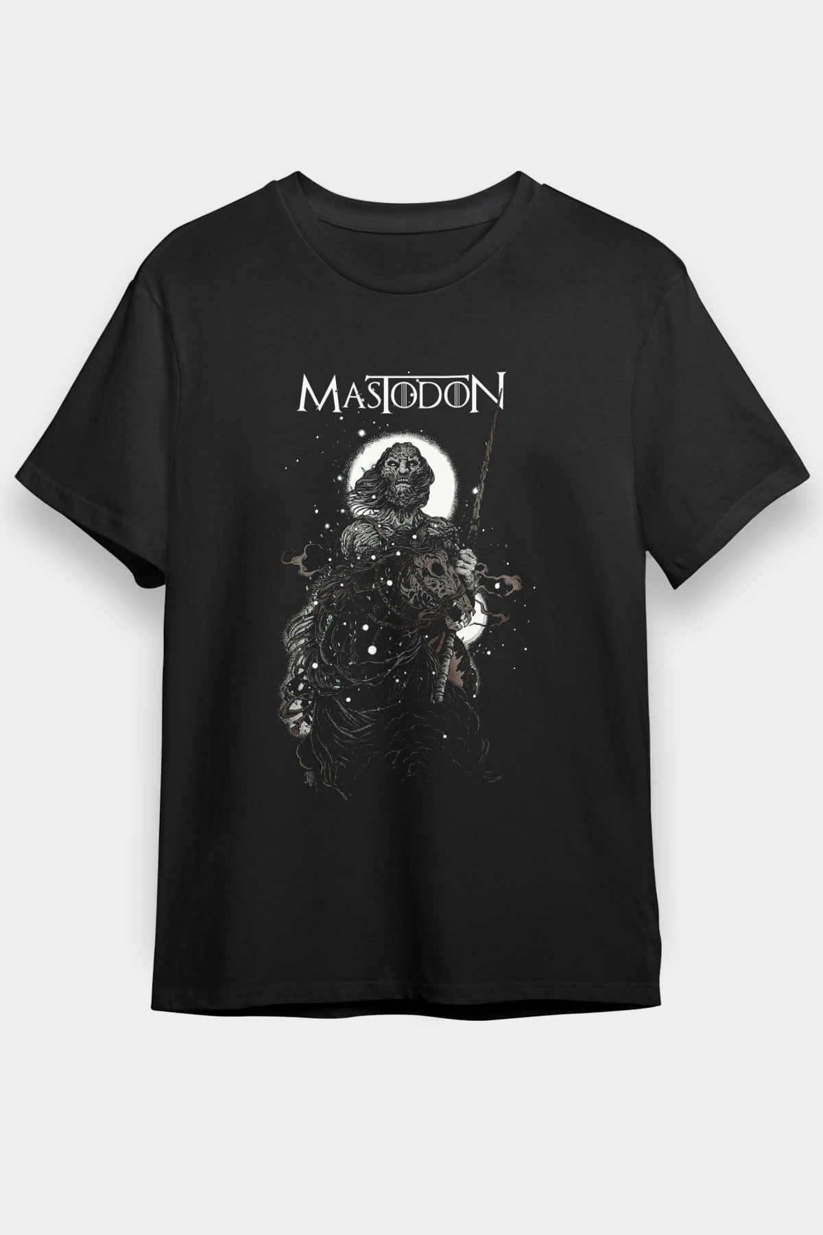Mastodon Siyah Unisex Tişört T-Shirt - TişörtFabrikası