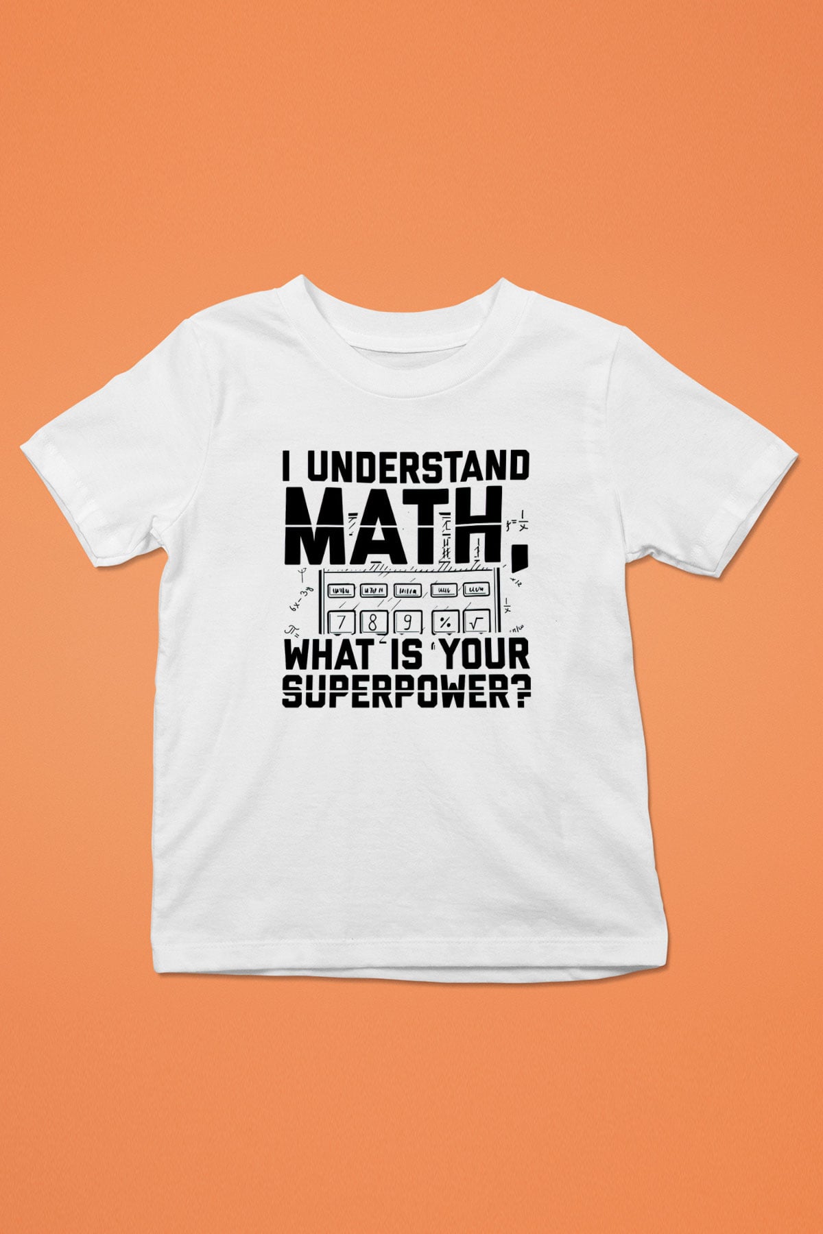 Matematikçi Beyaz Unisex Çocuk Tişört