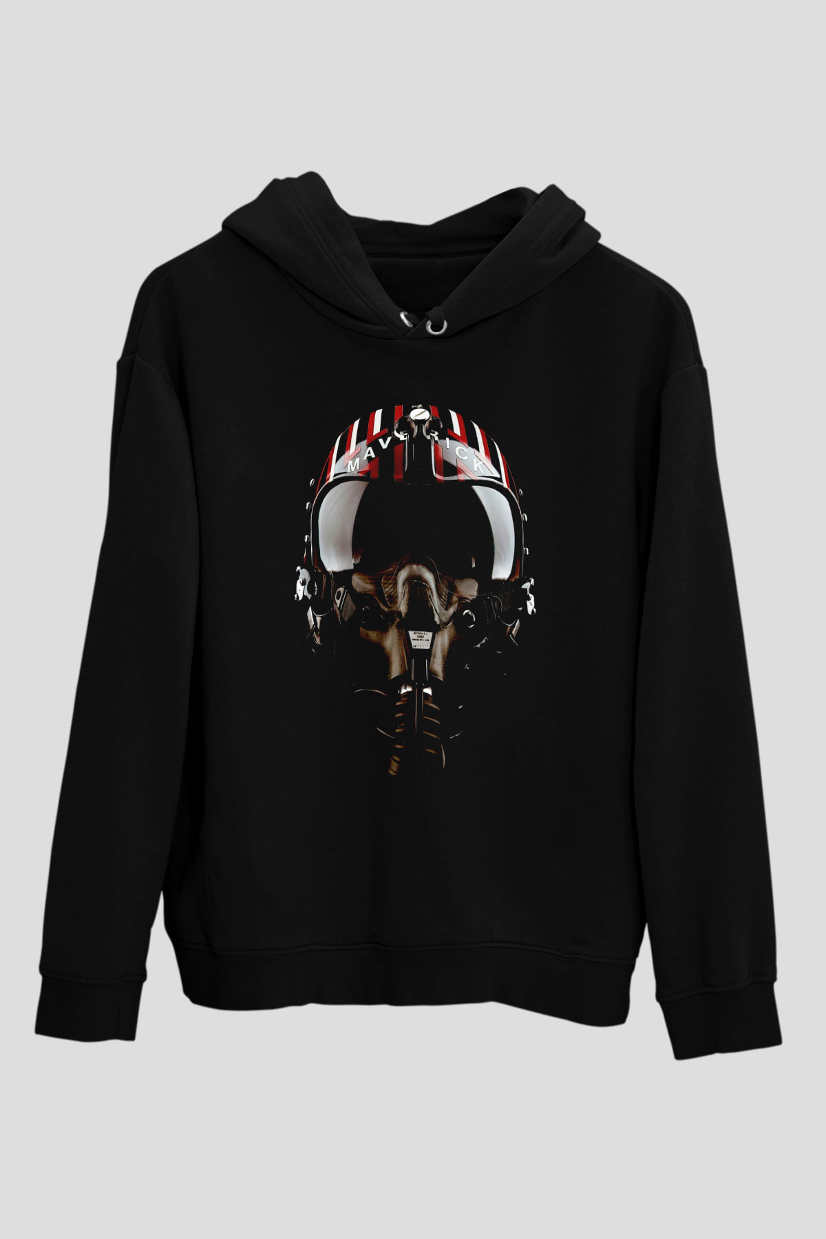 Maveric PilotSiyah  Unisex Hoodie