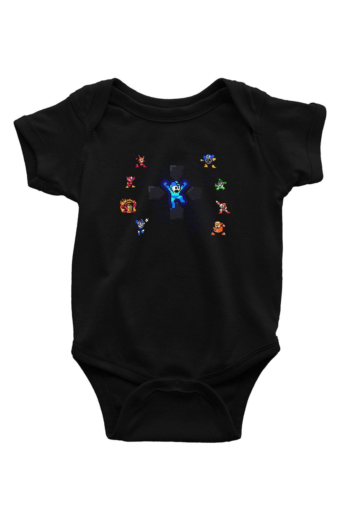 Mega Man Siyah Bebek Body - Zıbın