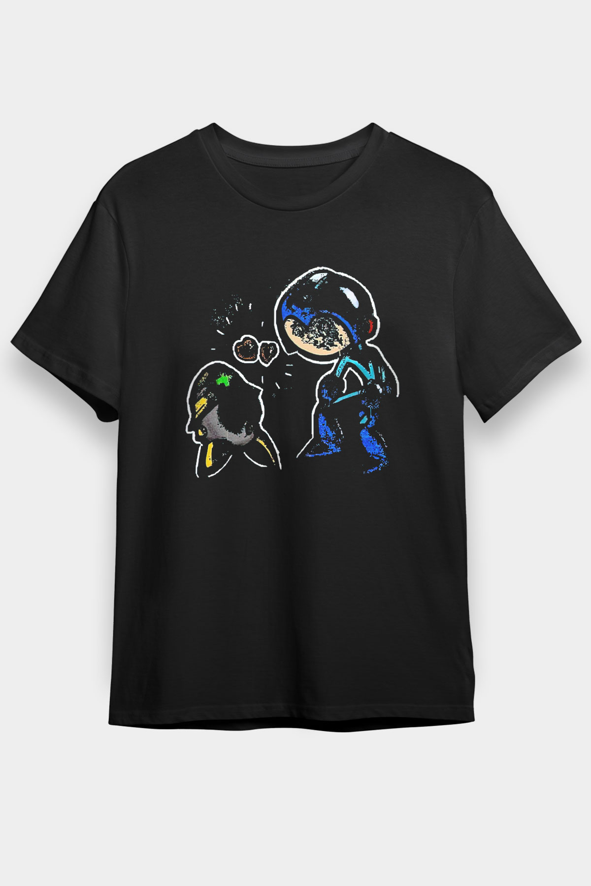 Mega Man Siyah Unisex Tişört