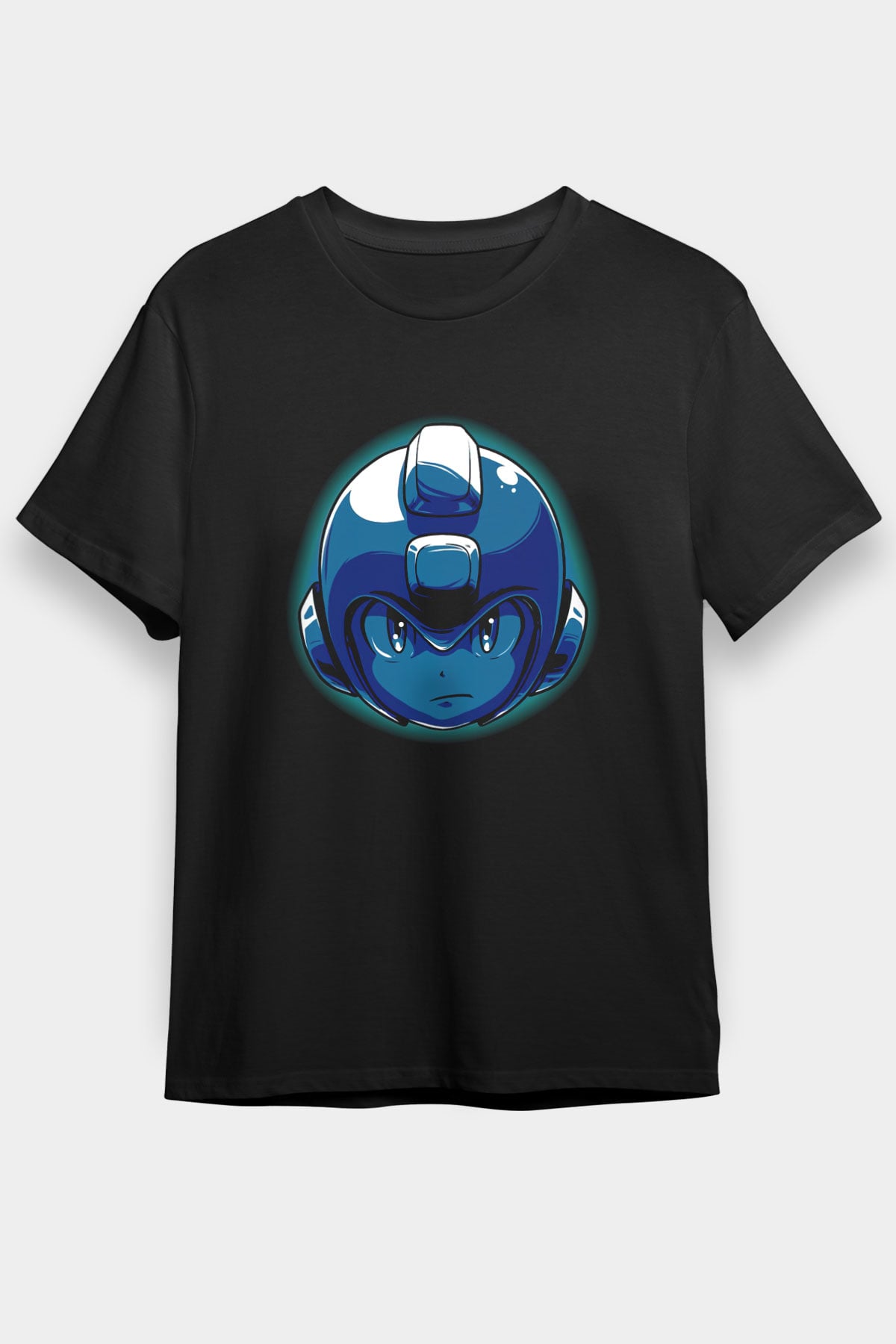 Mega Man Siyah Unisex Tişört