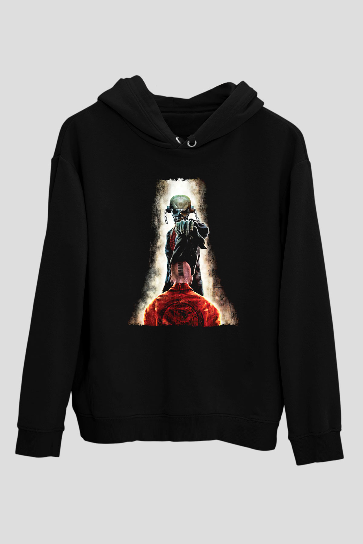 Megadeth Baskılı Unisex Siyah Kapüşonlu Sweatshirt