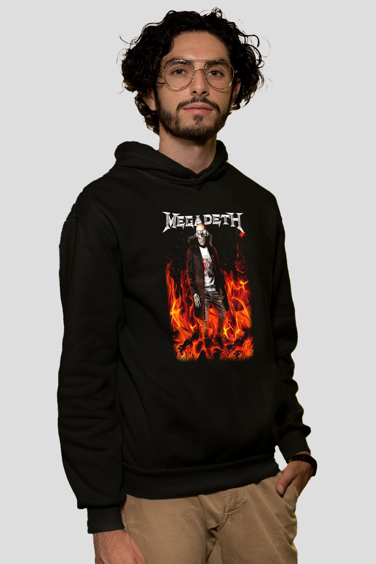 Megadeth Siyah Unisex Hoodie