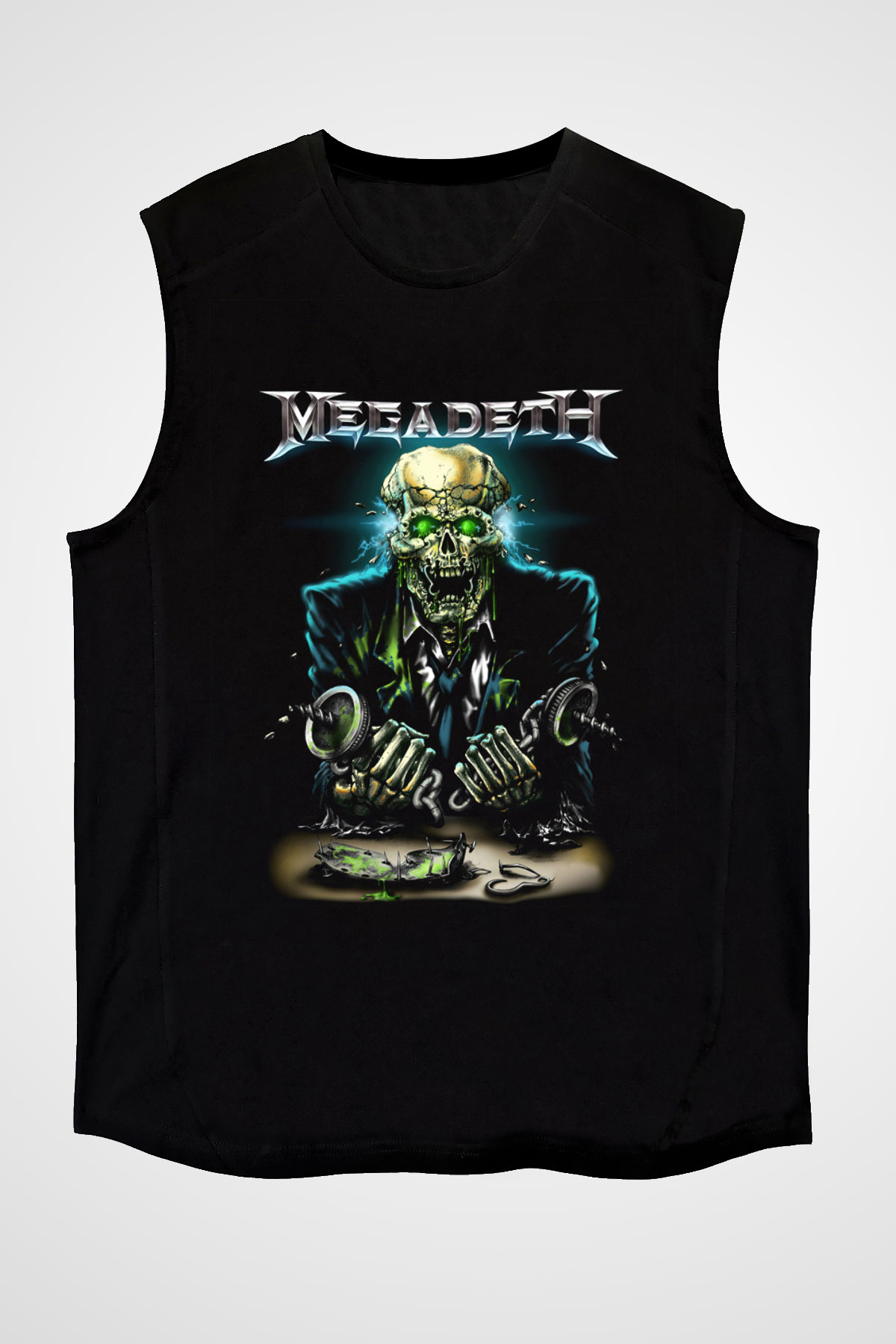 Megadeth Siyah Unisex Kolsuz Tişört