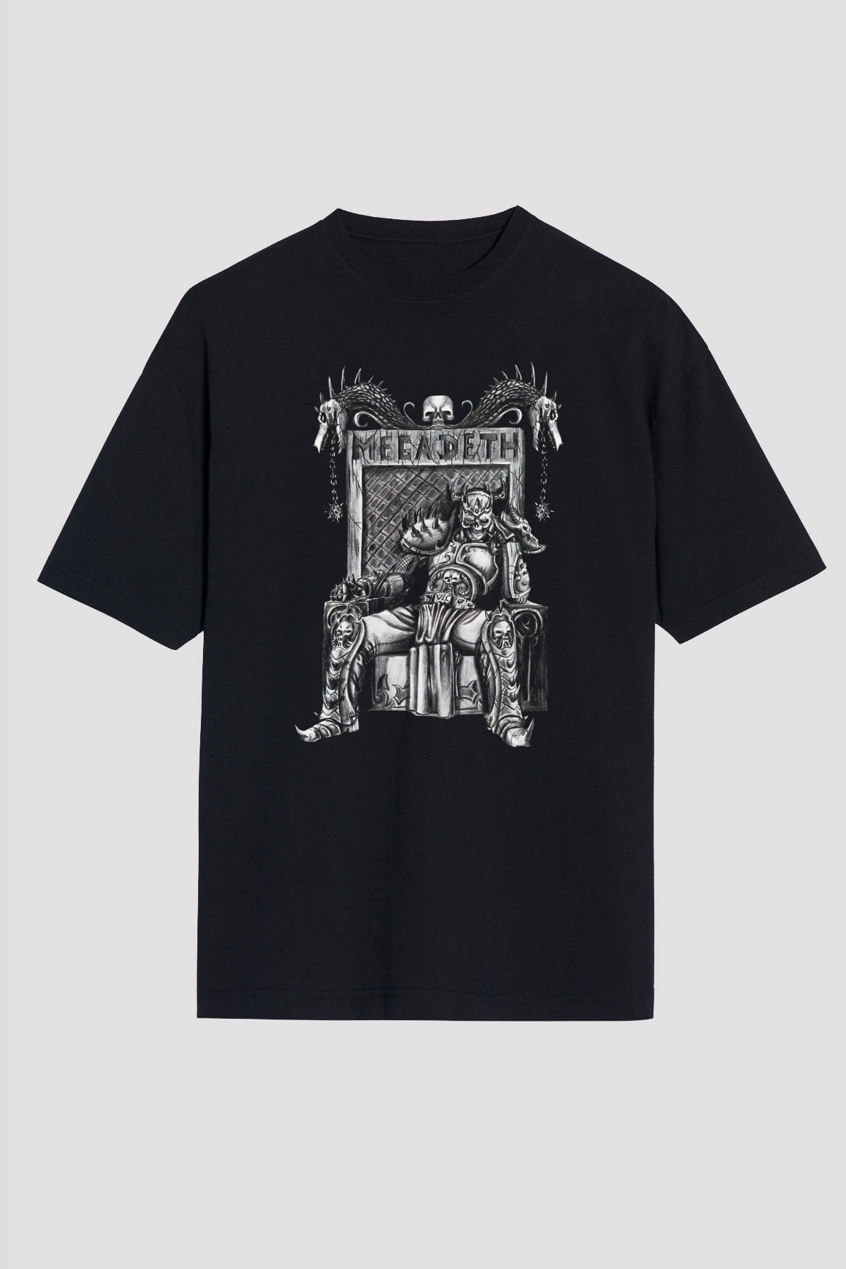 Megadeth Siyah Unisex Oversize Tişört T-Shirt
