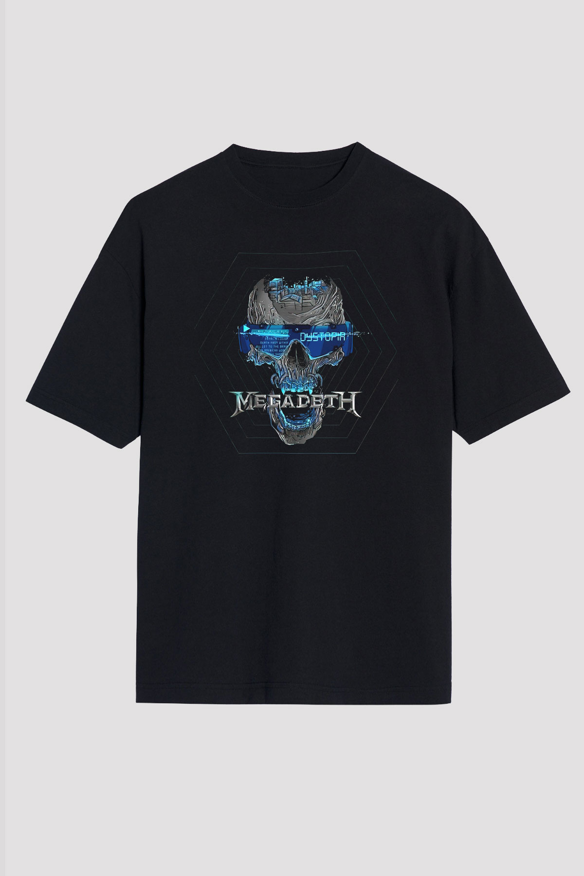 Megadeth Siyah Unisex Oversize Tişört T-Shirt