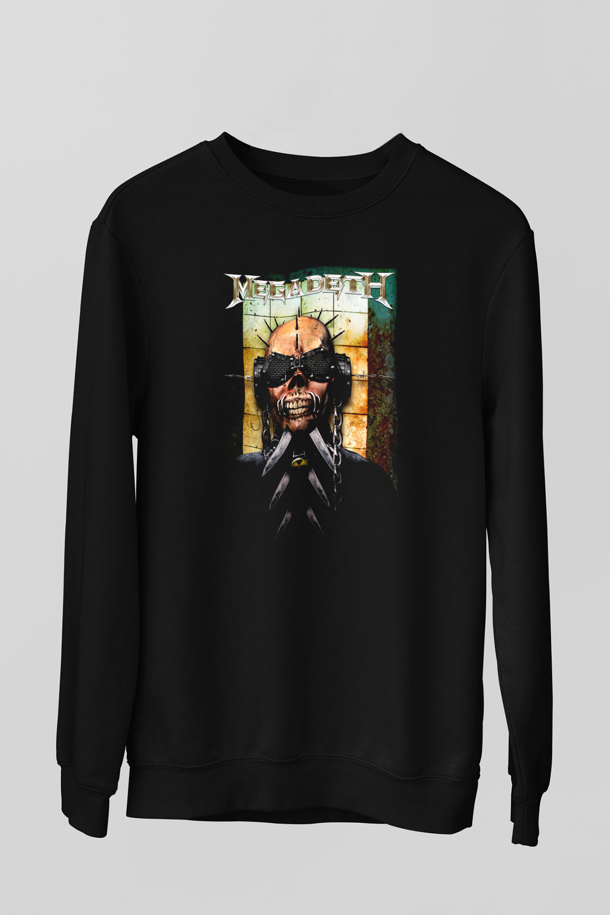 Megadeth Siyah Unisex Sweatshirt