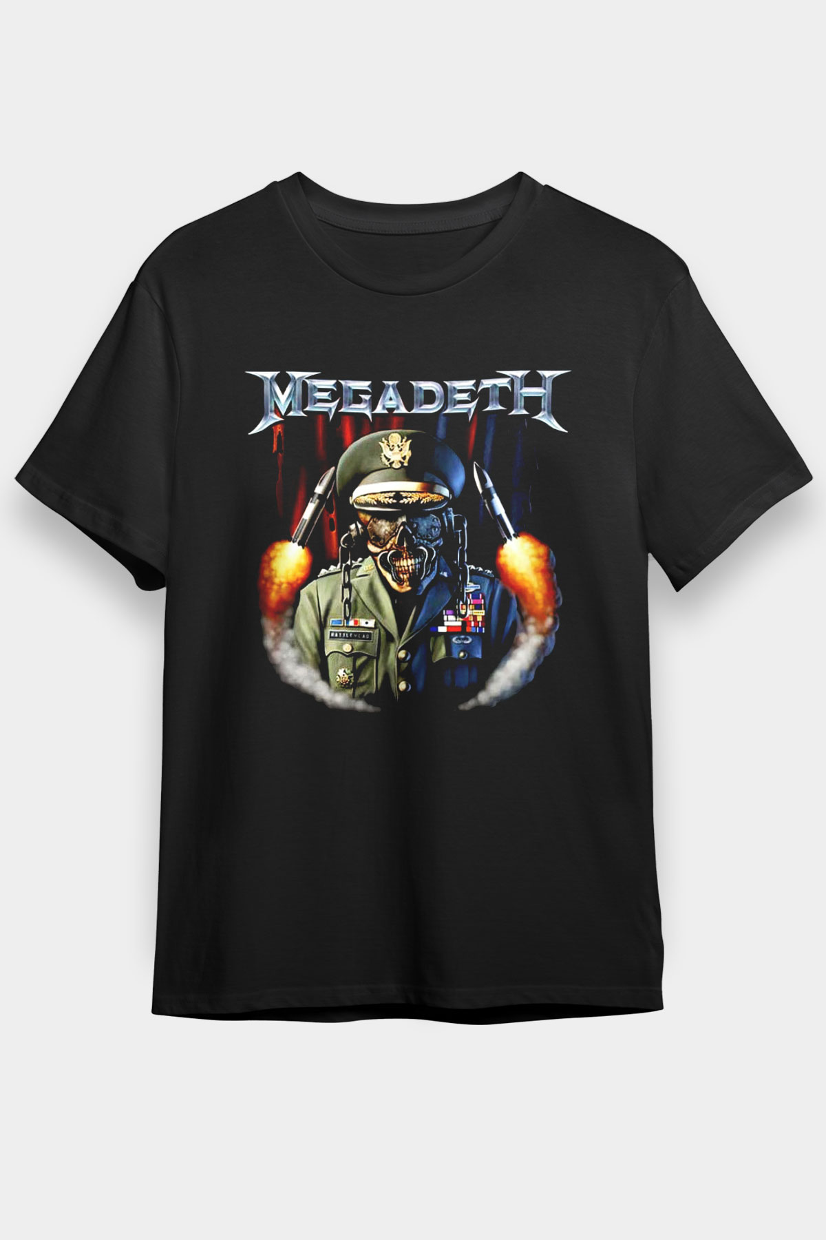 Megadeth Siyah Unisex Tişört T-Shirt - TişörtFabrikası