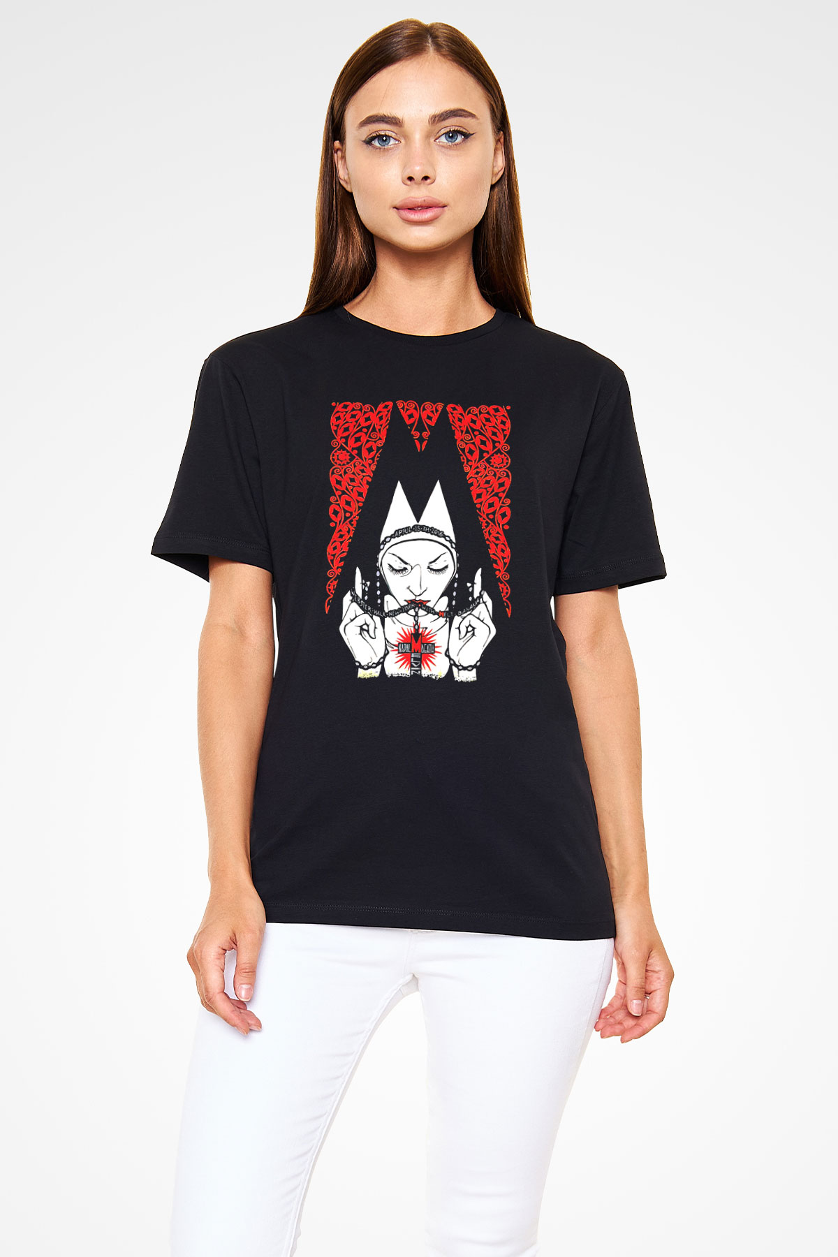 Melvins Baskılı Unisex Siyah Tişört - Tshirt