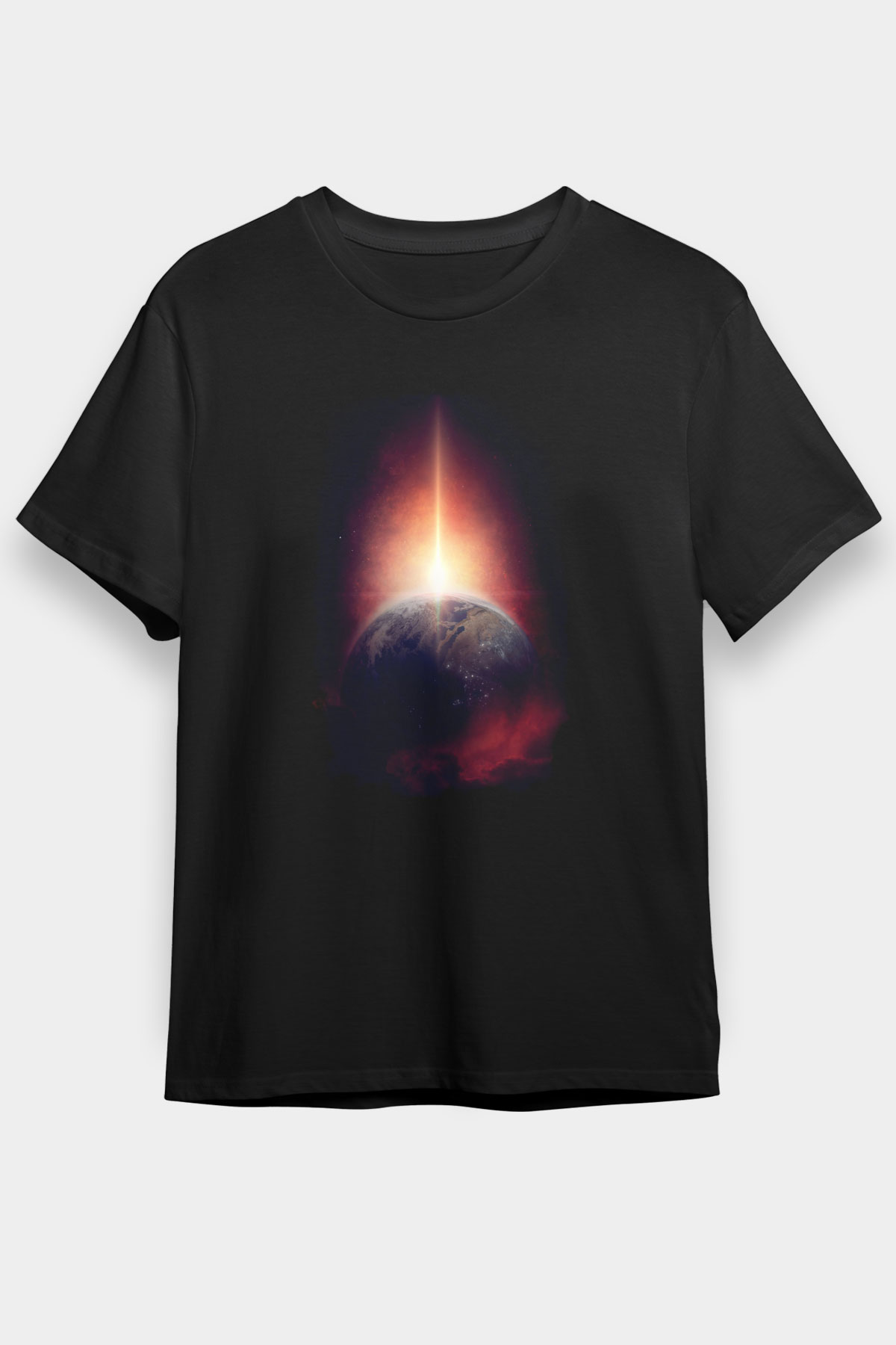 Merkür Siyah Unisex Tişört T-Shirt - TişörtFabrikası
