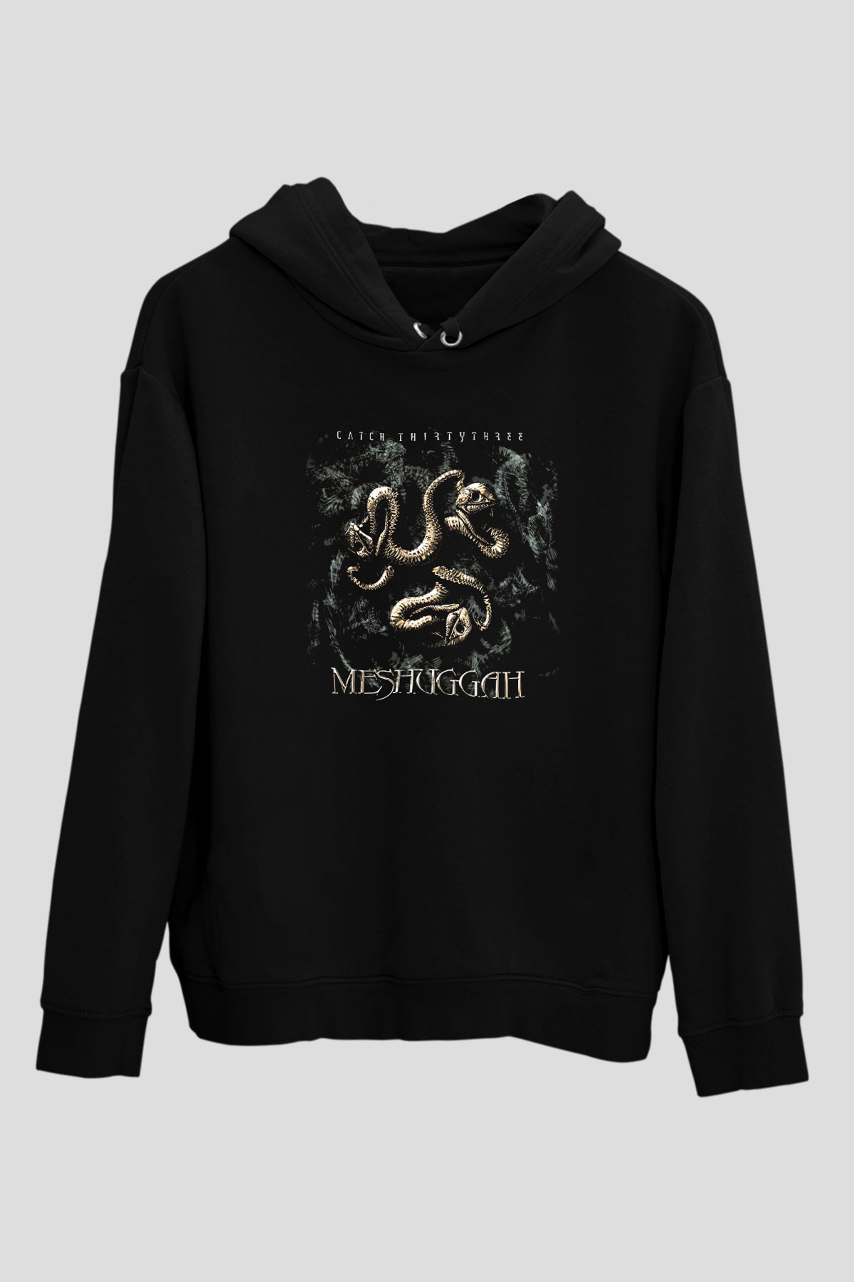 Meshuggah Siyah Unisex Hoodie