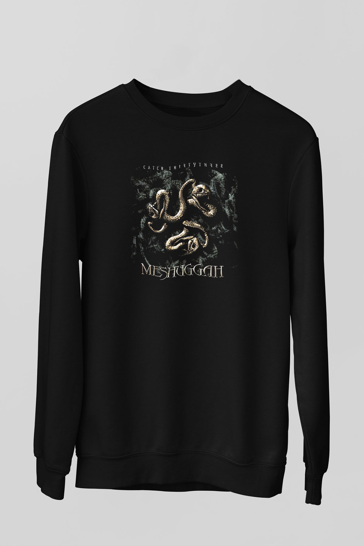 Meshuggah Siyah Unisex Sweatshirt