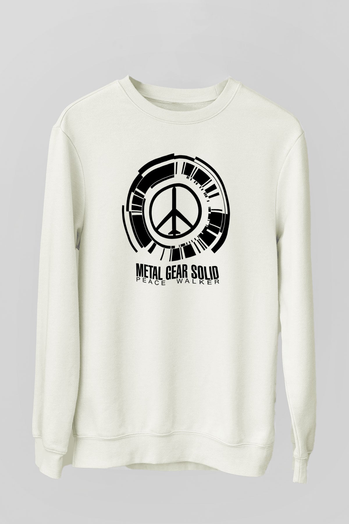 Metal Gear Solid Beyaz Unisex Sweatshirt