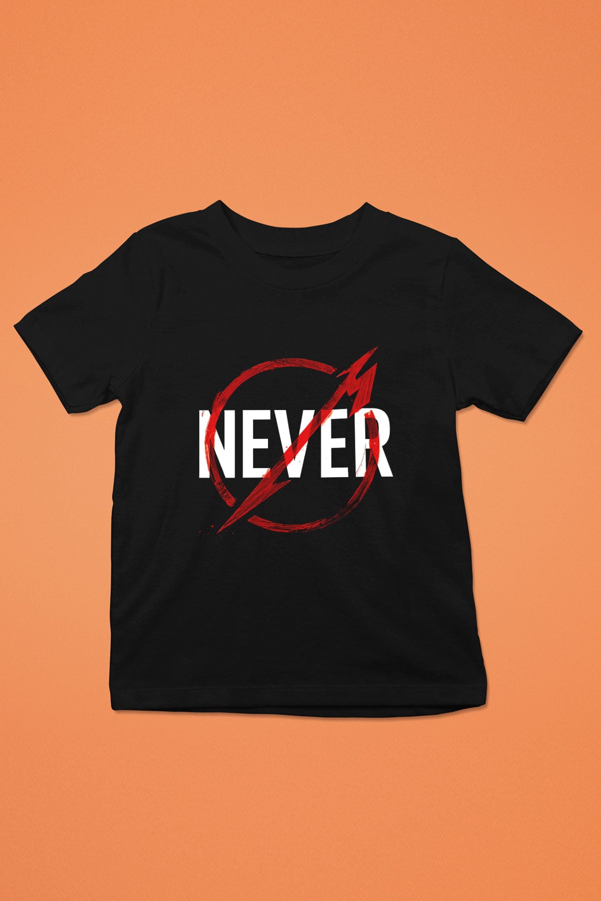 Metallica Baskılı Siyah Unisex Çocuk Tişört