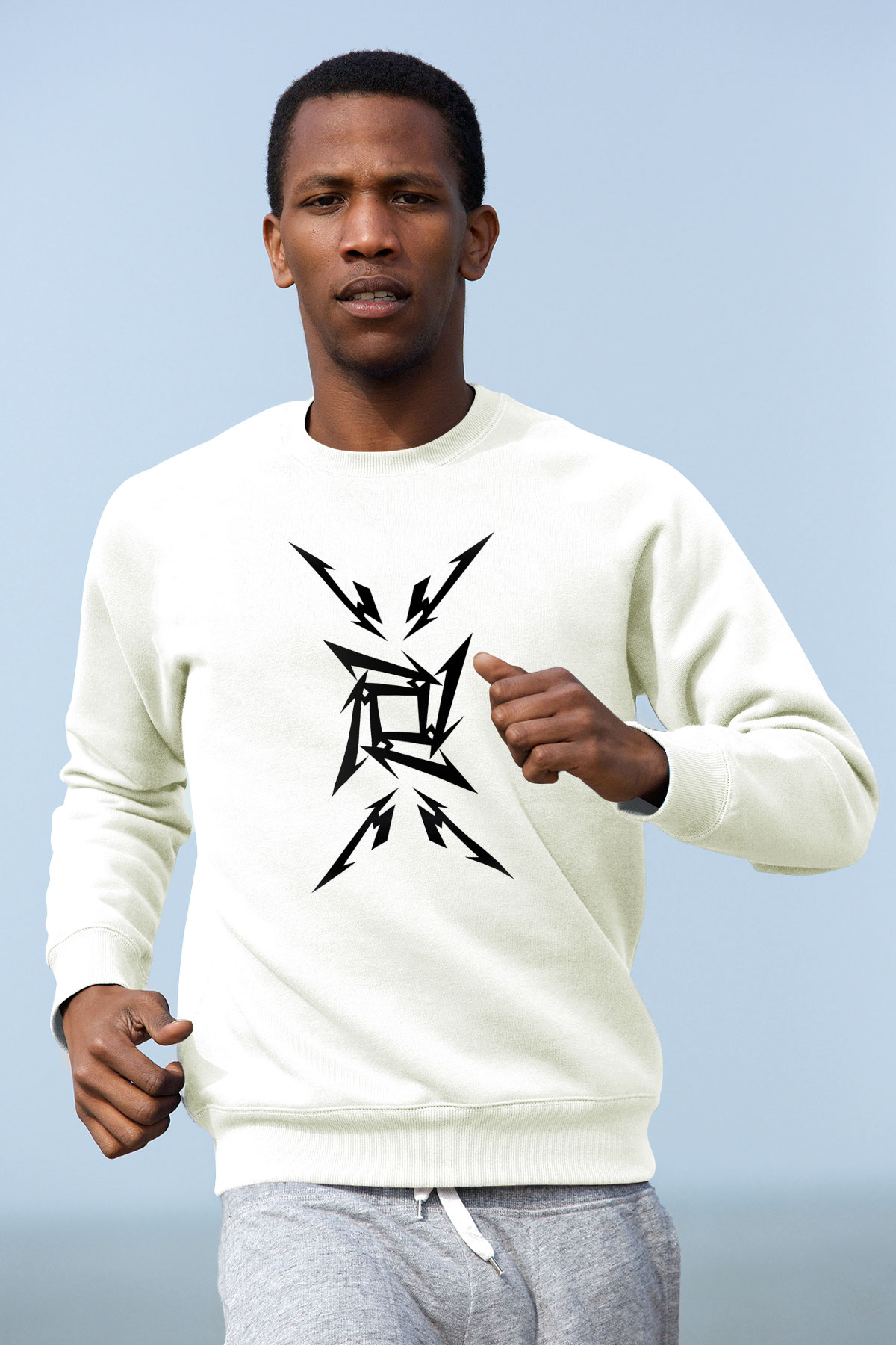 Metallica Beyaz Unisex Sweatshirt
