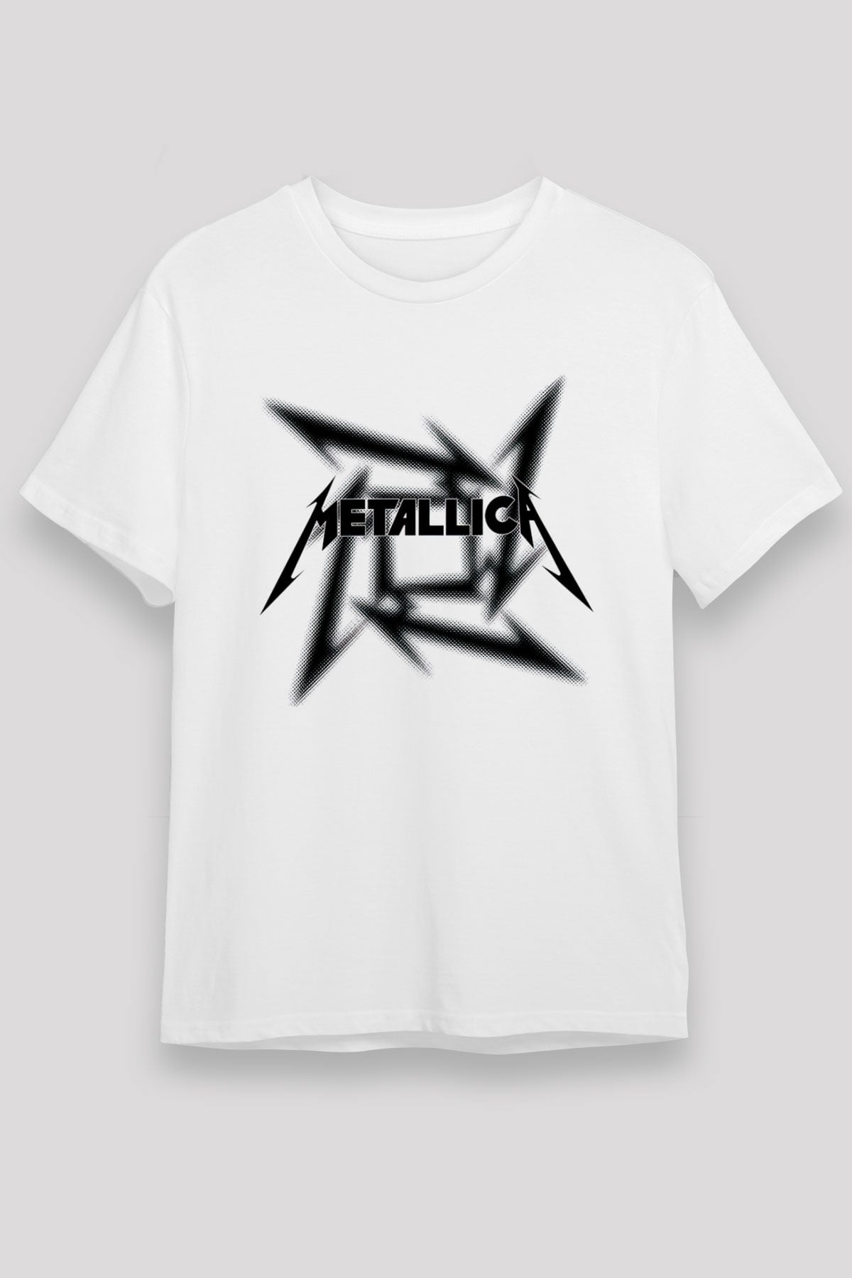Metallica Beyaz Unisex Tişört T-Shirt - TişörtFabrikası