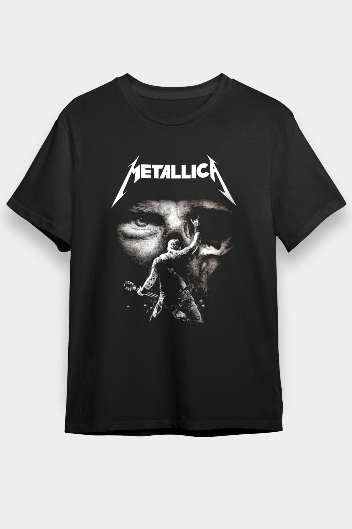 Metallica Group Siyah Unisex Tişört T-Shirt - TişörtFabrikası